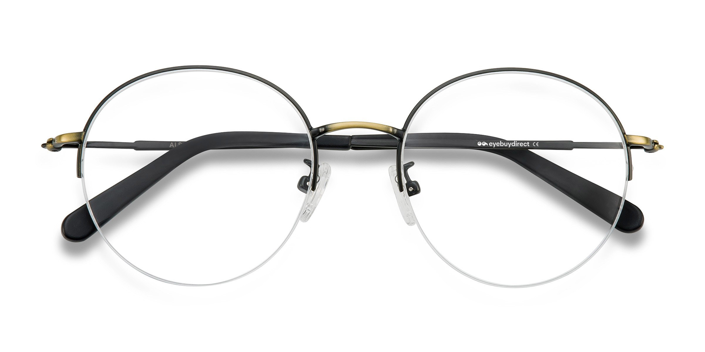 Black Bronze Albee -  Metal Eyeglasses