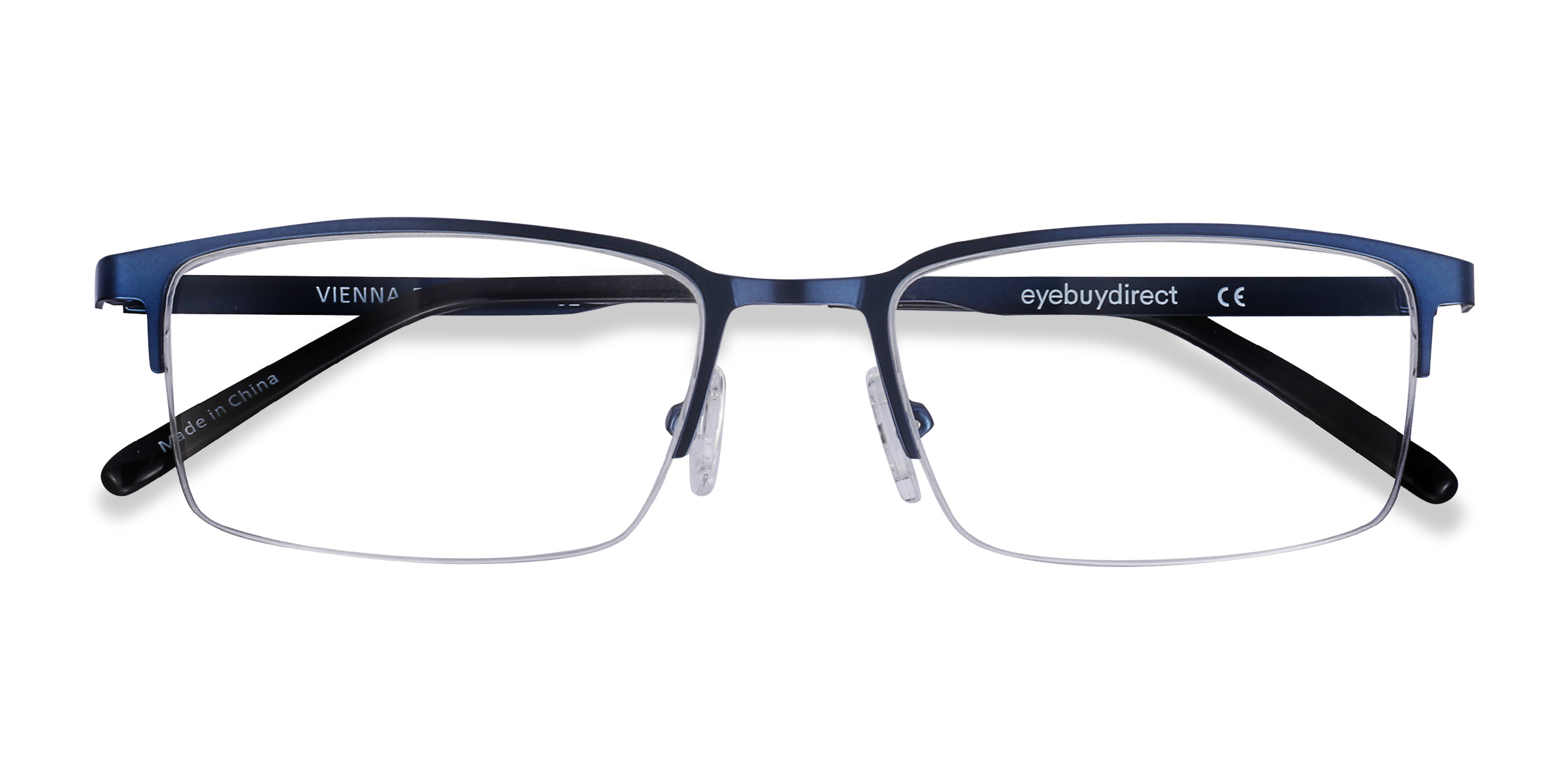 Navy Vienna -  Metal Eyeglasses