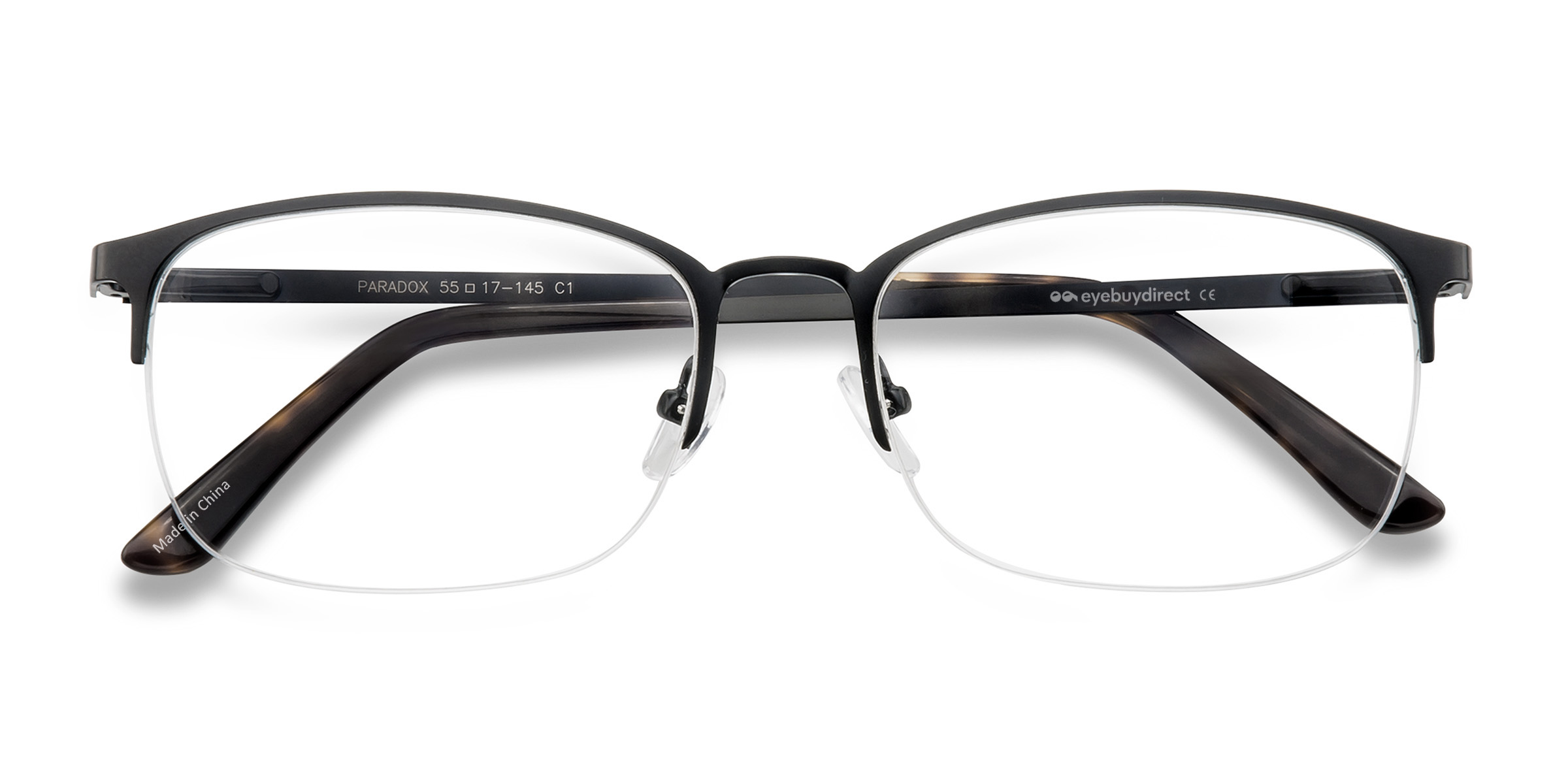 Black Paradox -  Metal Eyeglasses