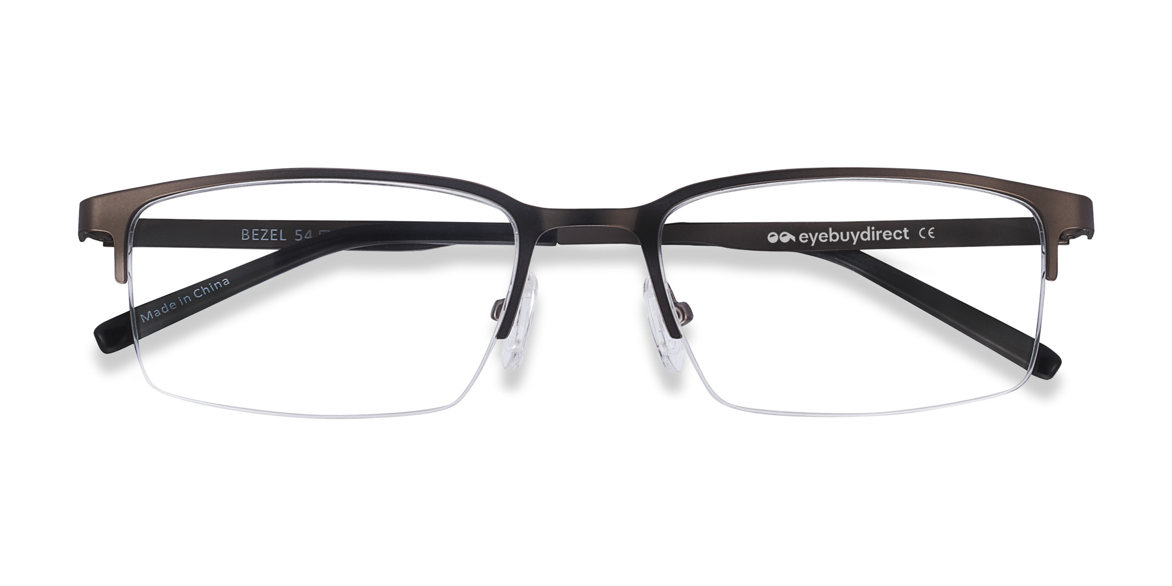 Dark Charcoal Bezel -  Metal Eyeglasses