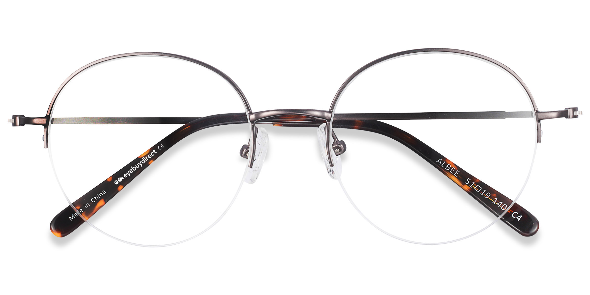 Gunmetal Albee -  Metal Eyeglasses