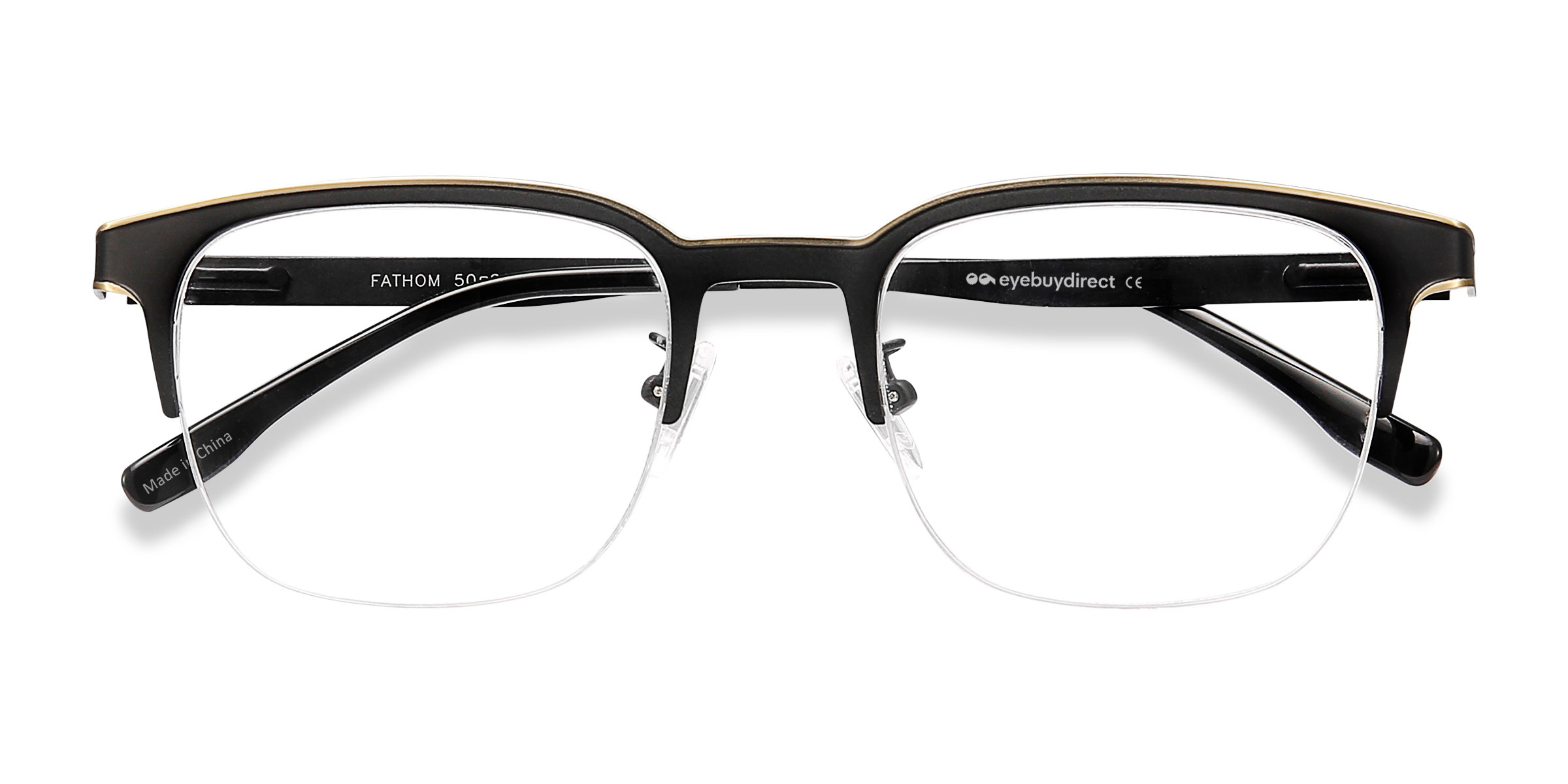 Bronze Black Fathom -  Metal Eyeglasses