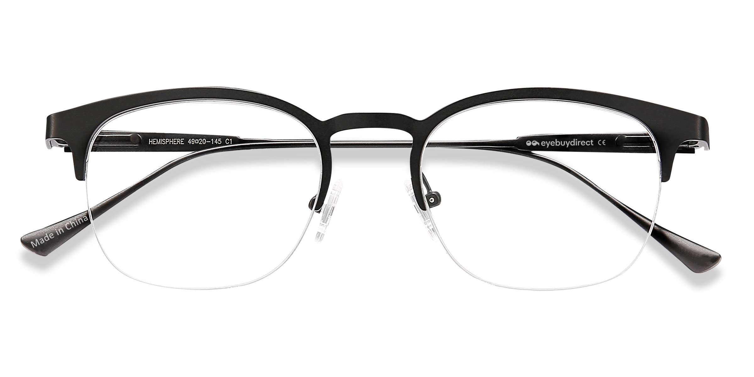 Black Hemisphere -  Metal Eyeglasses