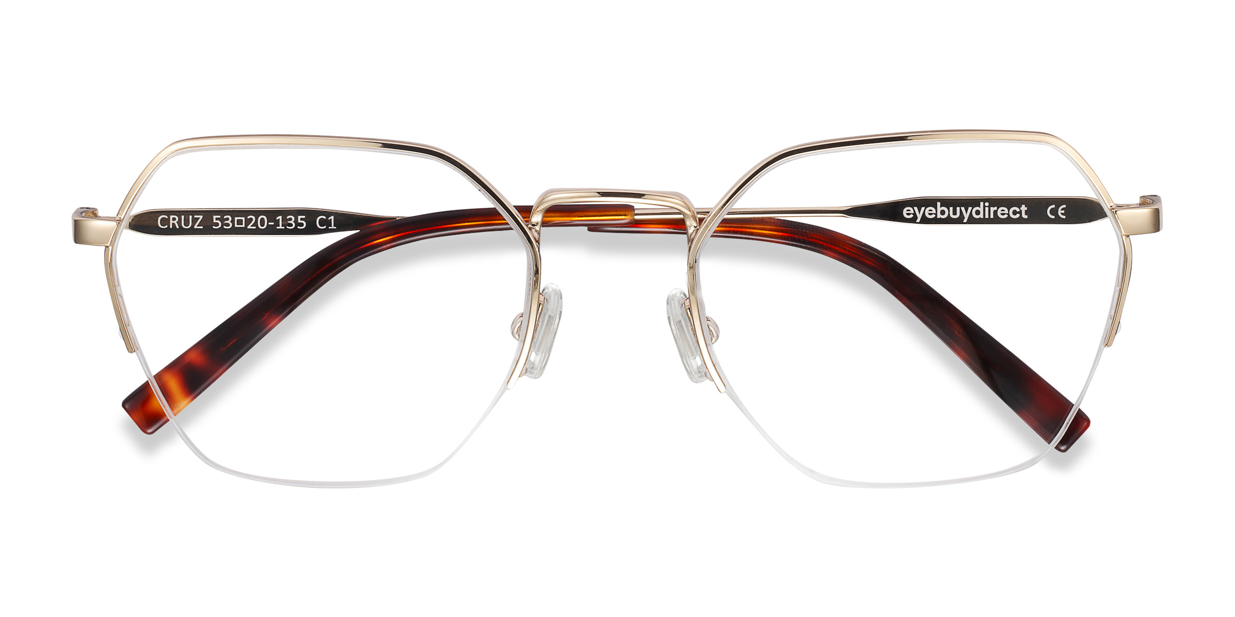 Gold Cruz -  Metal Eyeglasses