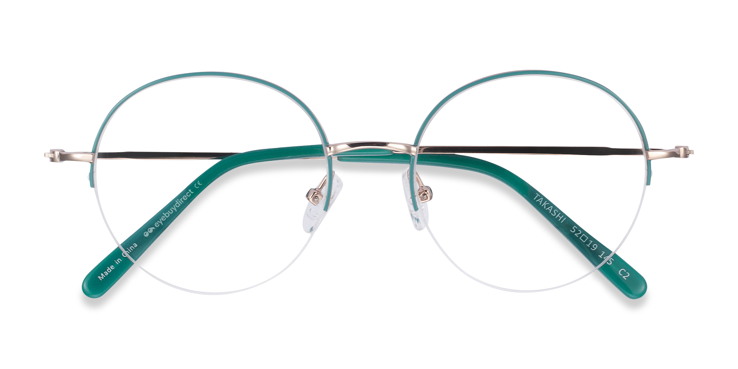 Green & Gold Takashi -  Métal Lunettes de vue