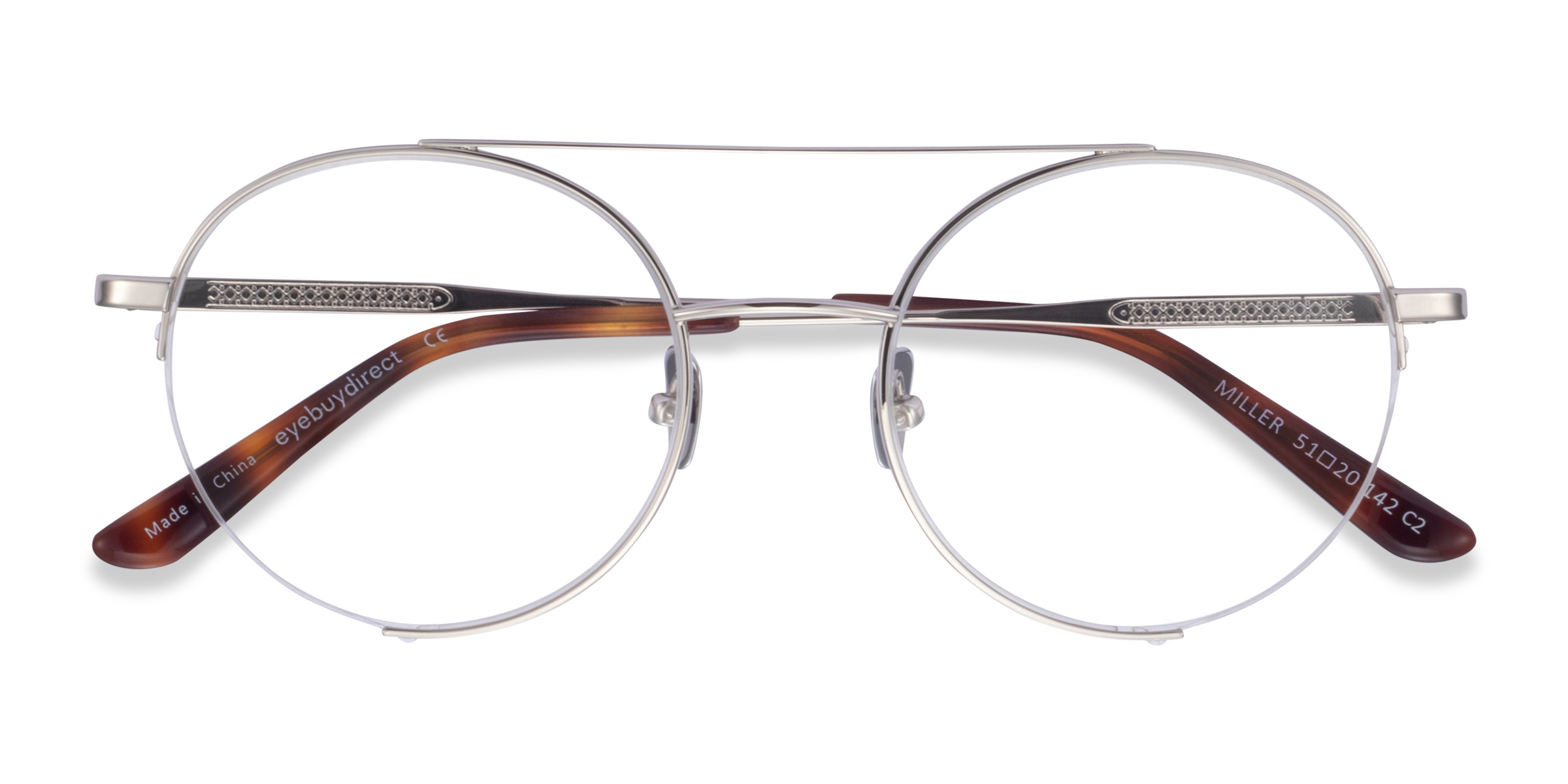 Argenté Miller -  Métal Lunettes de vue