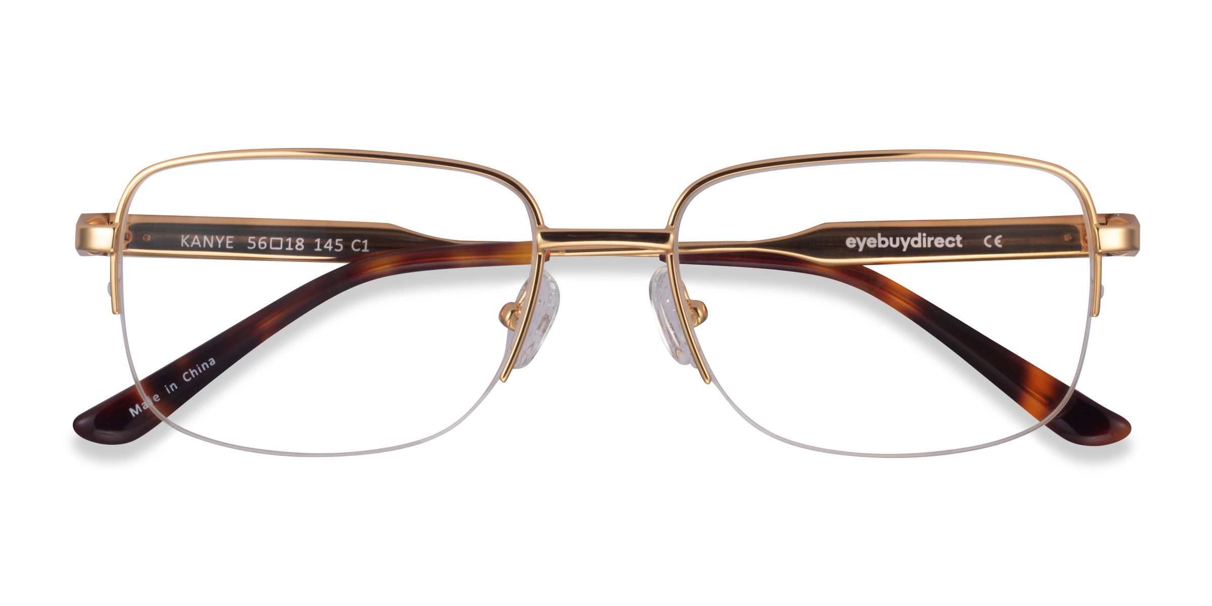 Gold Kanye -  Metal Eyeglasses