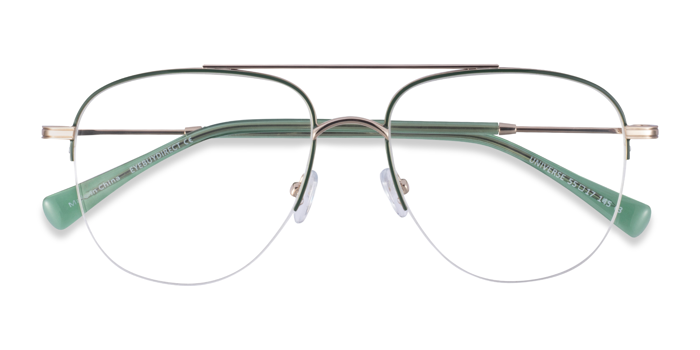 Green Gold Universe -  Metal Eyeglasses