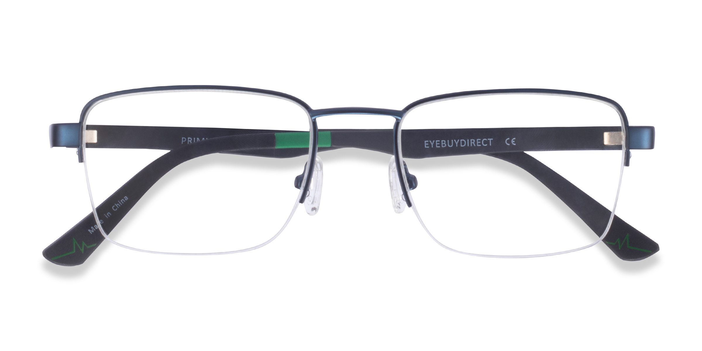 Navy Primus -  Metal Eyeglasses