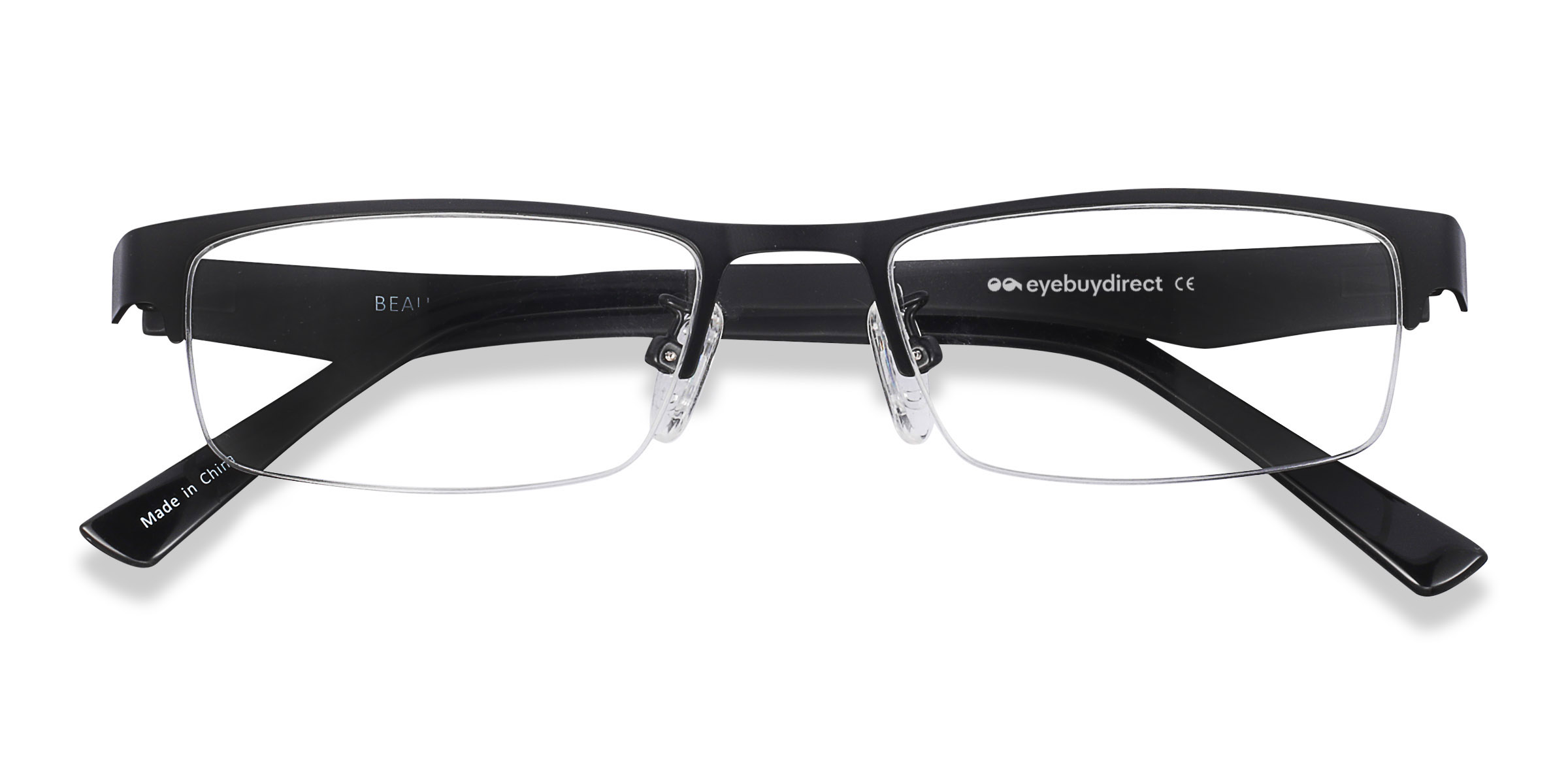 Black Beau -  Plastic-metal Eyeglasses