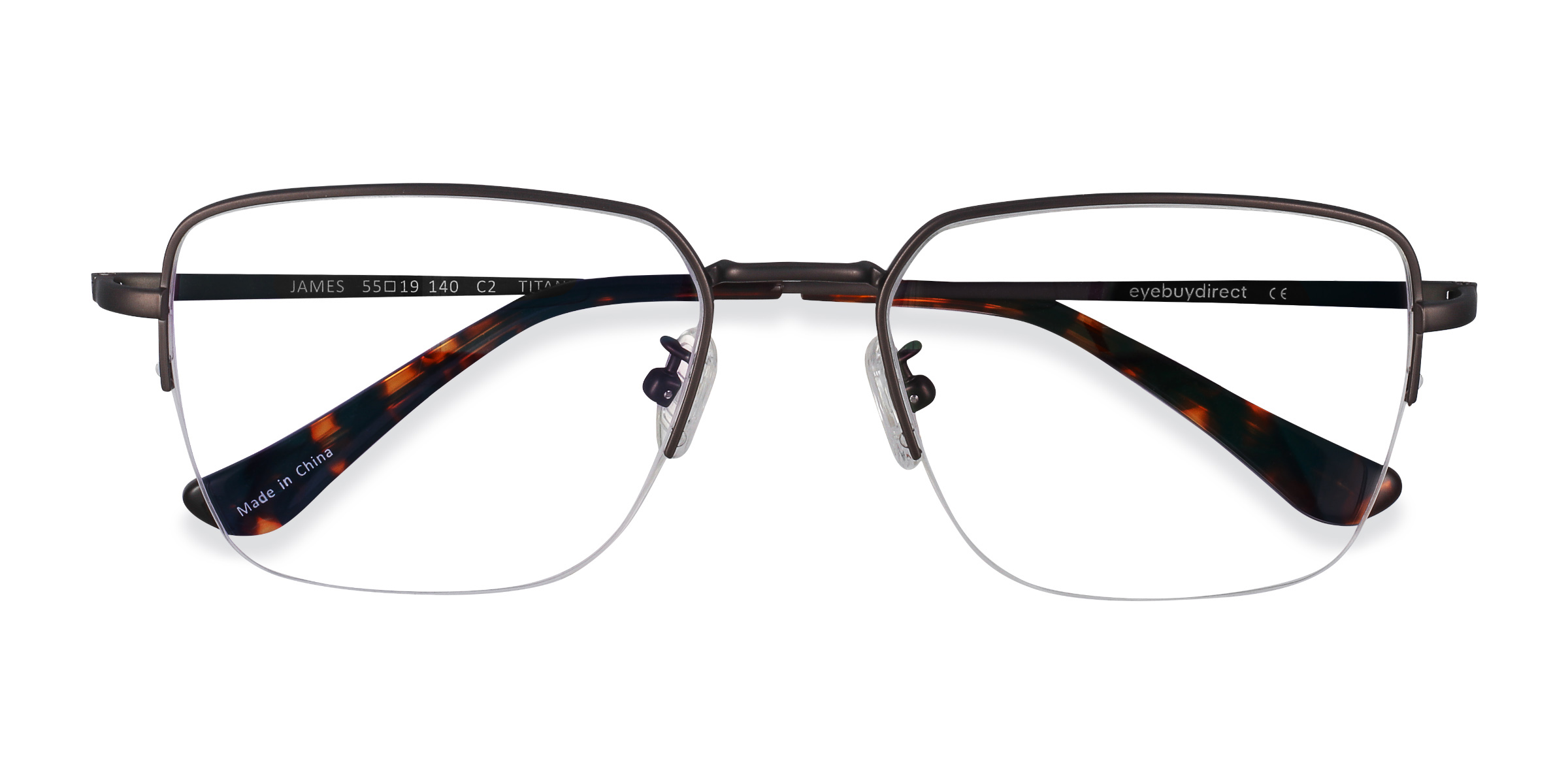 Gunmetal James -  Titanium Eyeglasses