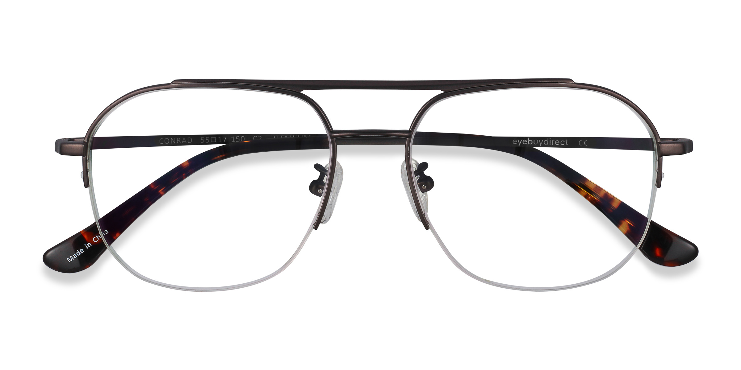 Gunmetal Conrad -  Titanium Lunettes de vue