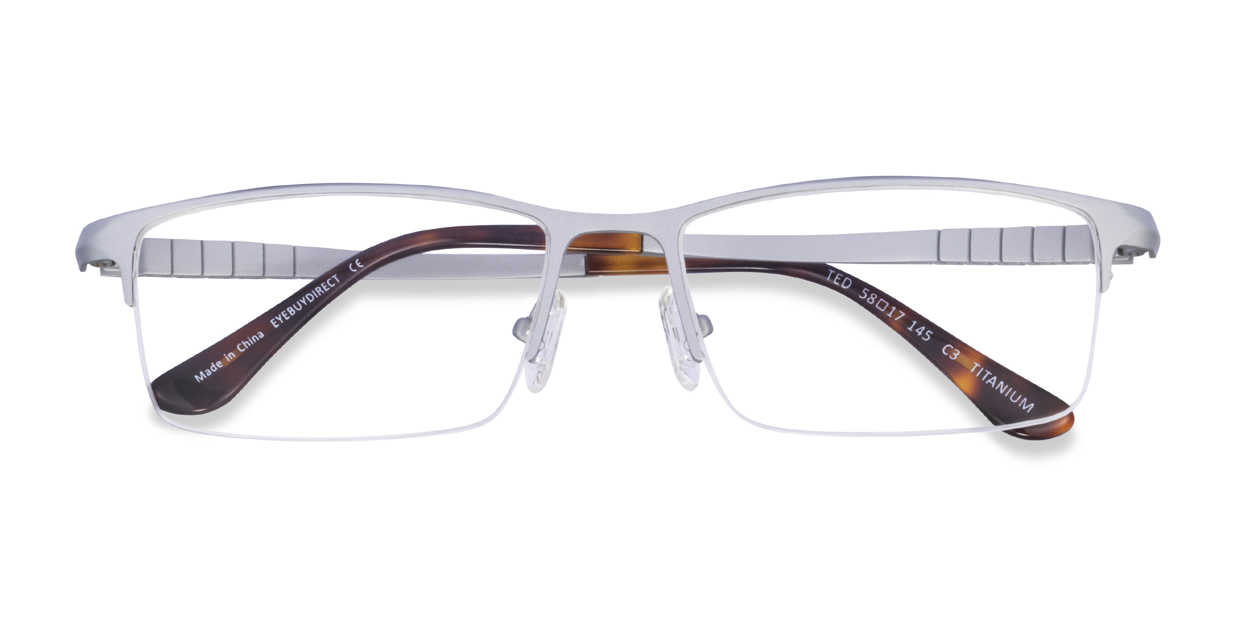 Matte Silver Ted -  Titanium Eyeglasses