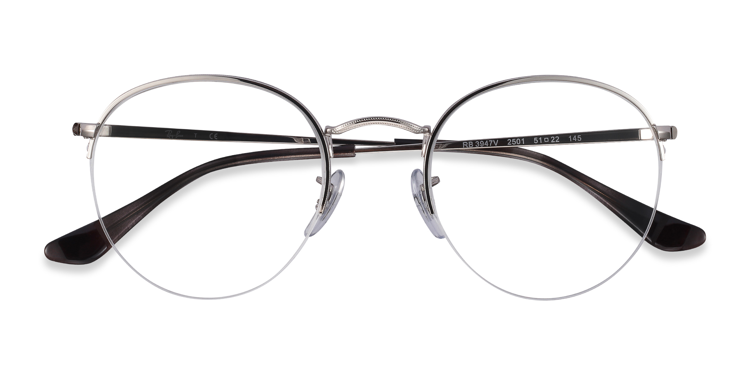 Silver Ray-Ban RB3947V -  Metal Eyeglasses