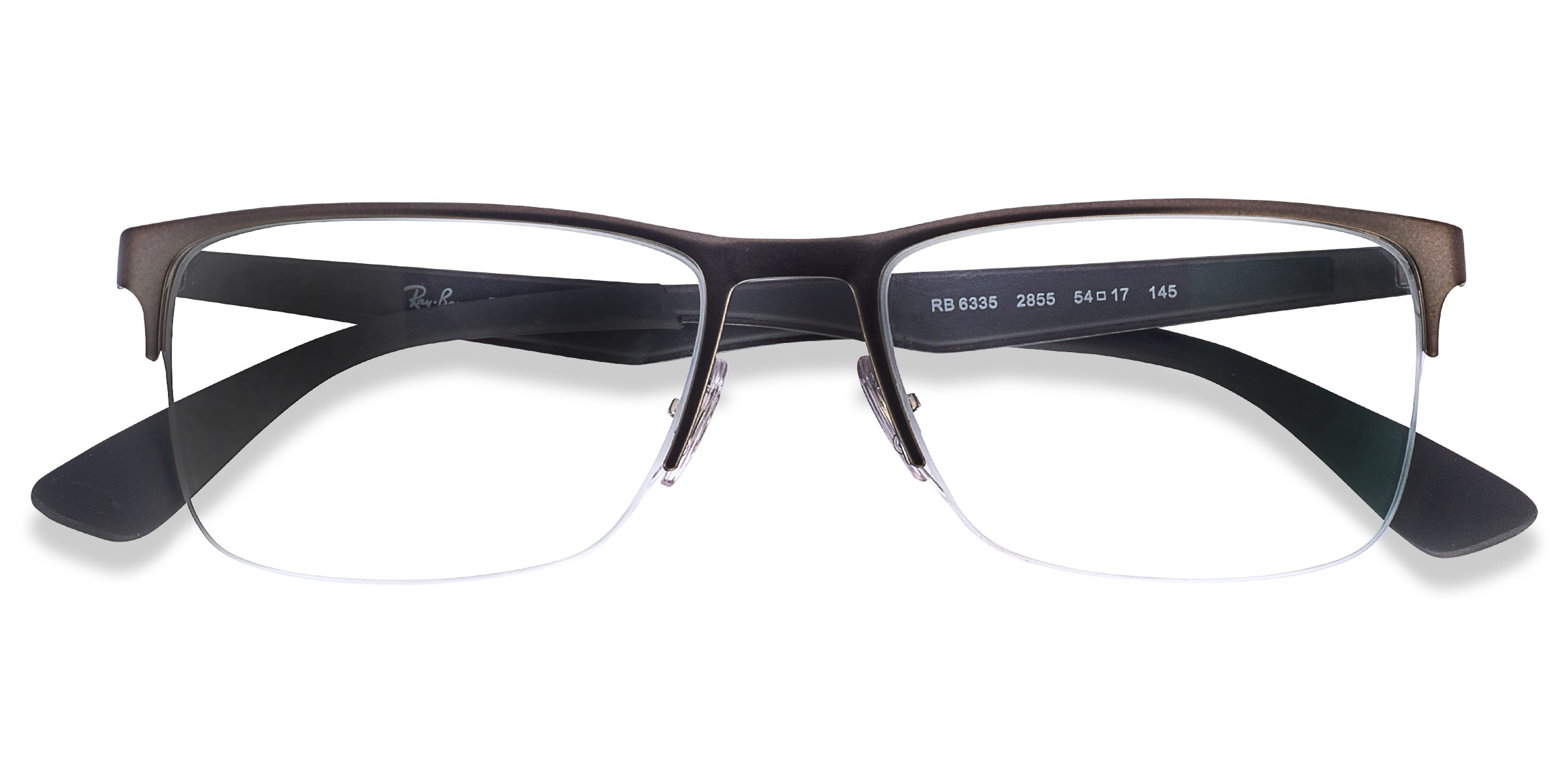 Gunmetal Ray-Ban RB6335 -  Métal Lunettes de vue