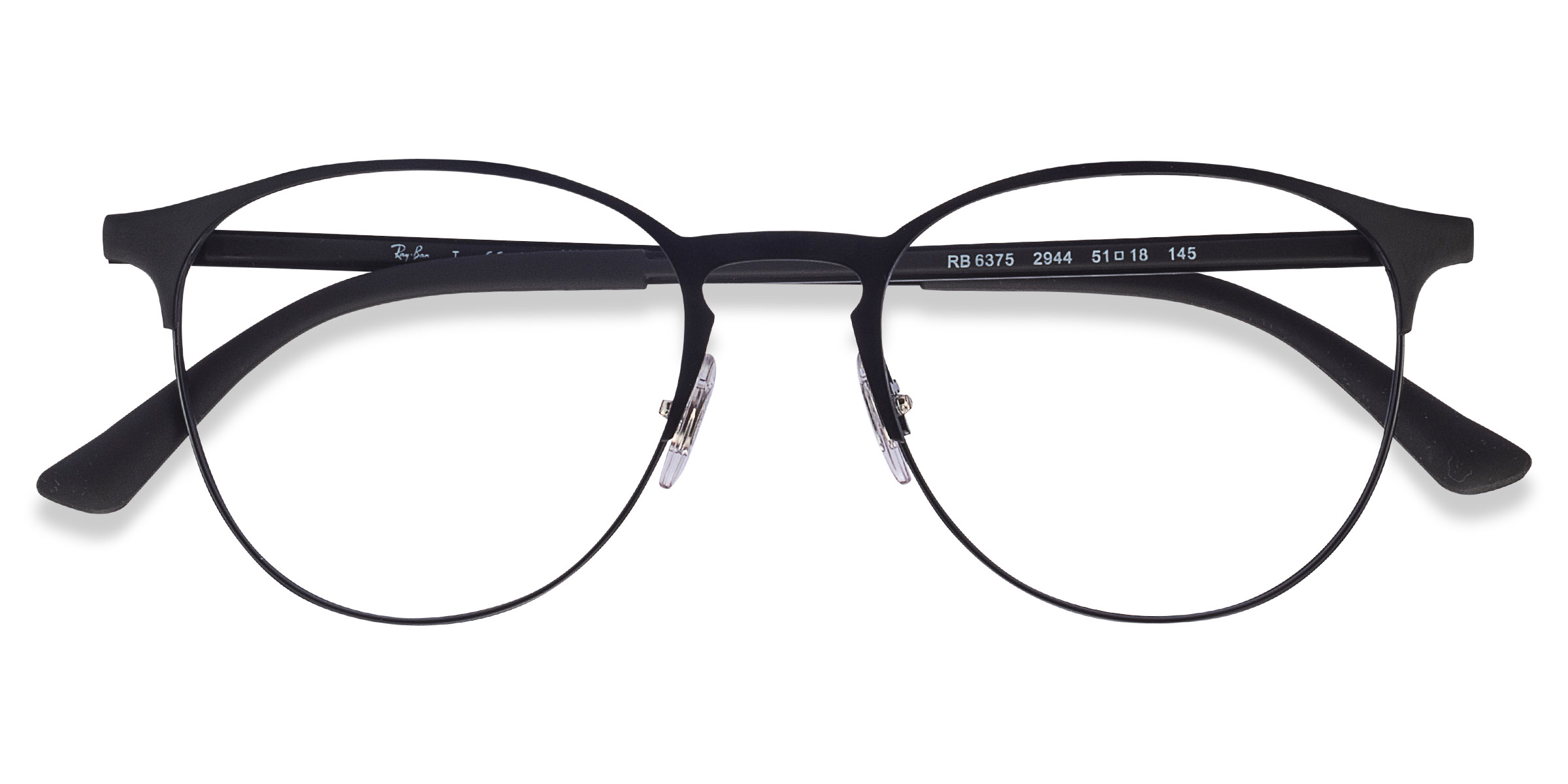 Noir Ray-Ban RB6375 -  Métal Lunettes de vue