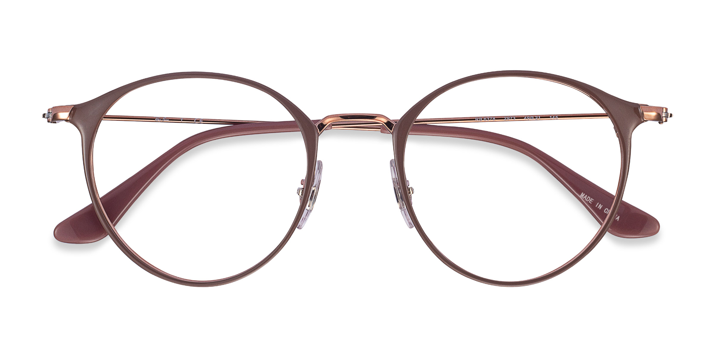 Light Brown Ray-Ban RB6378 -  Métal Lunettes de vue