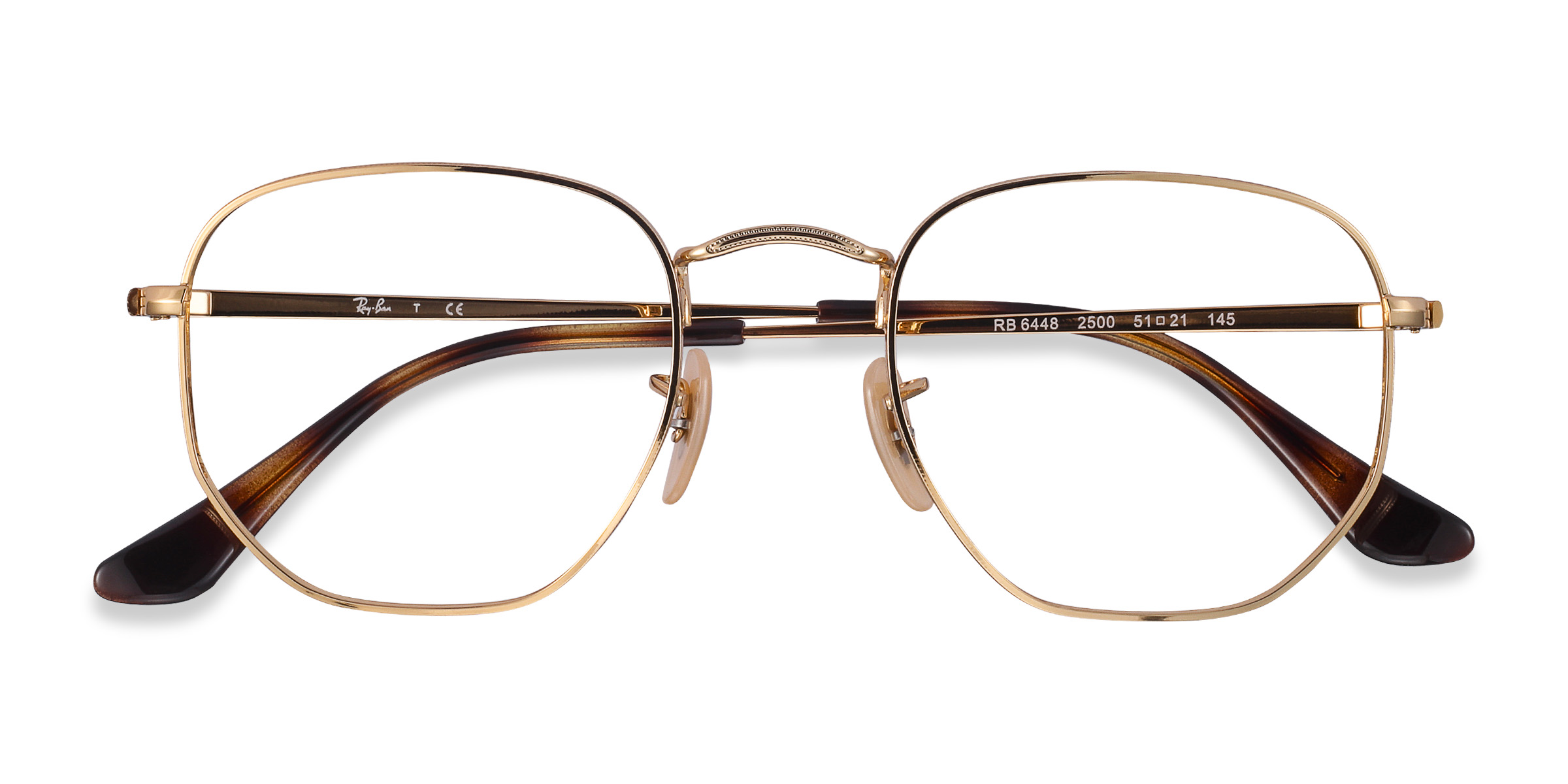 Gold Ray-Ban RB6448 -  Metal Eyeglasses