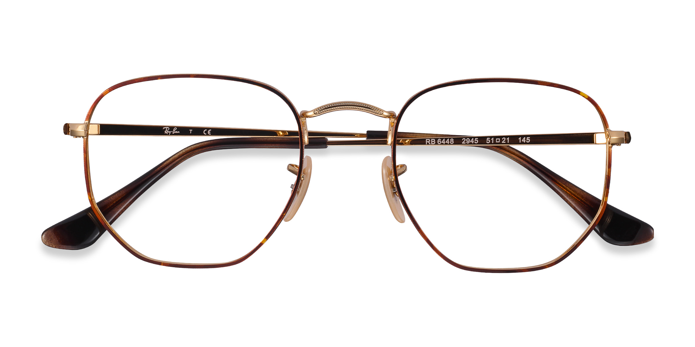 Tortoise Gold Ray-Ban RB6448 -  Métal Lunettes de vue