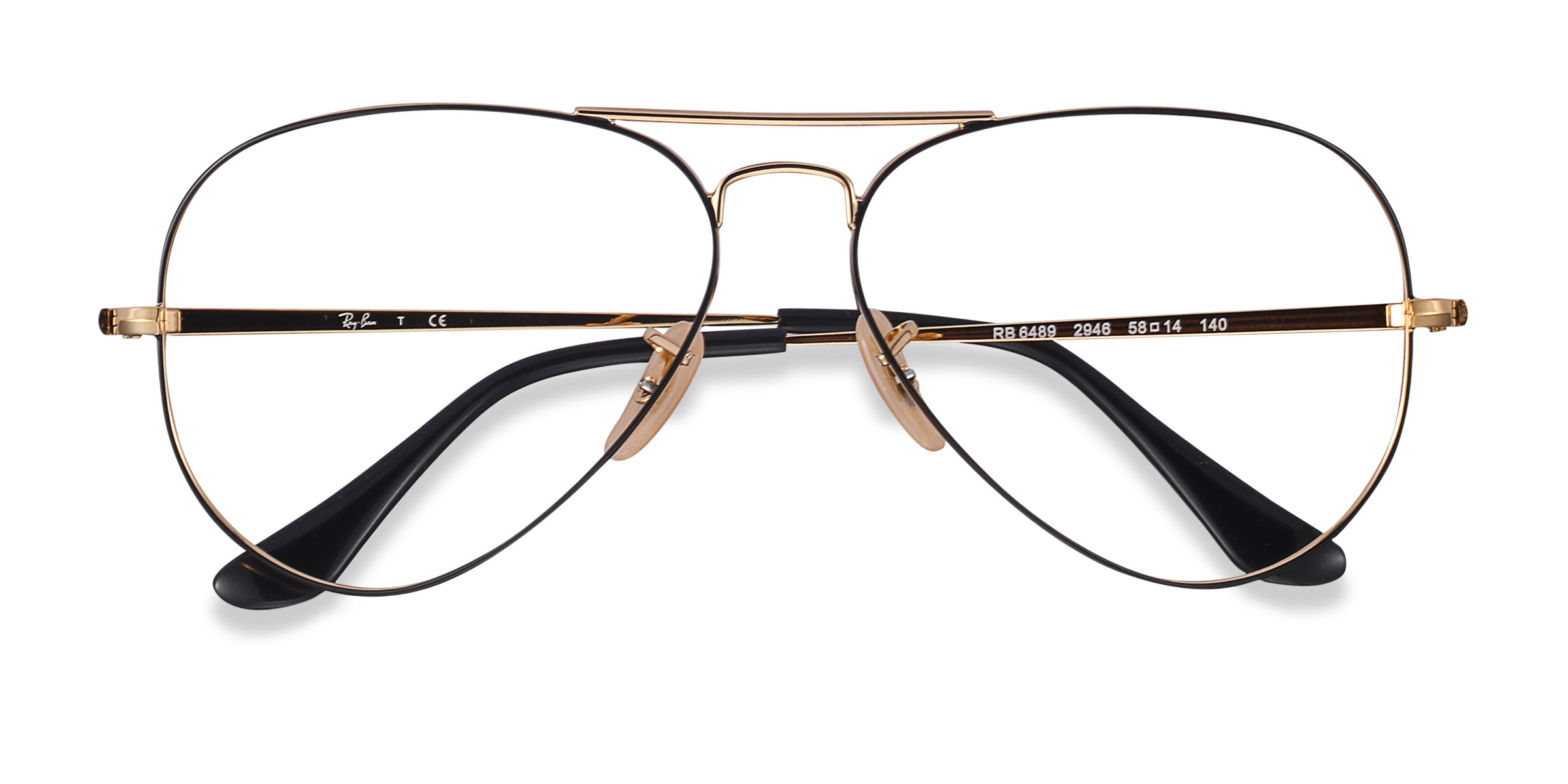 Black Gold Ray-Ban RB6489 -  Métal Lunettes de vue