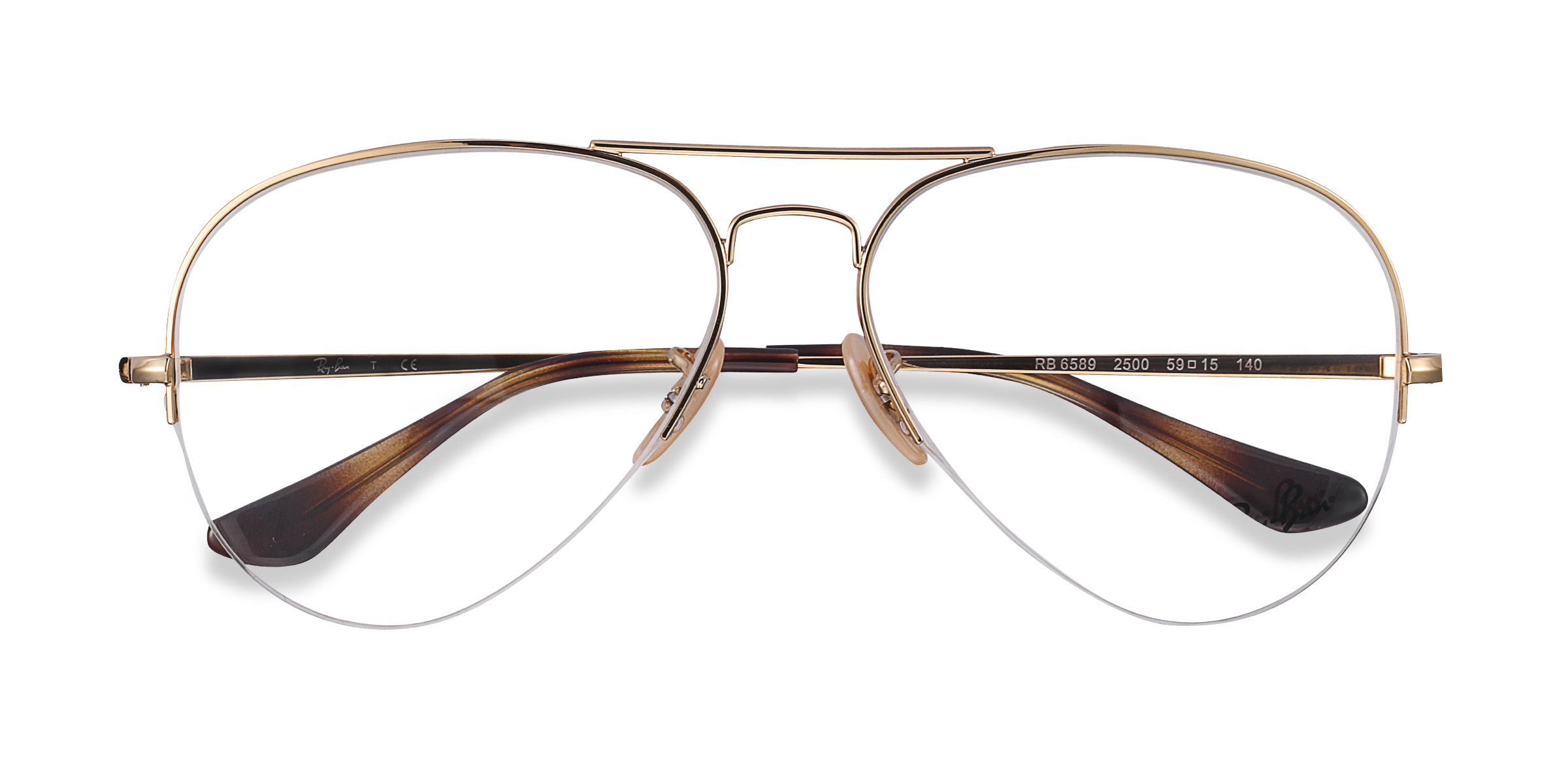 Doré Ray-Ban RB6589 -  Métal Lunettes de vue