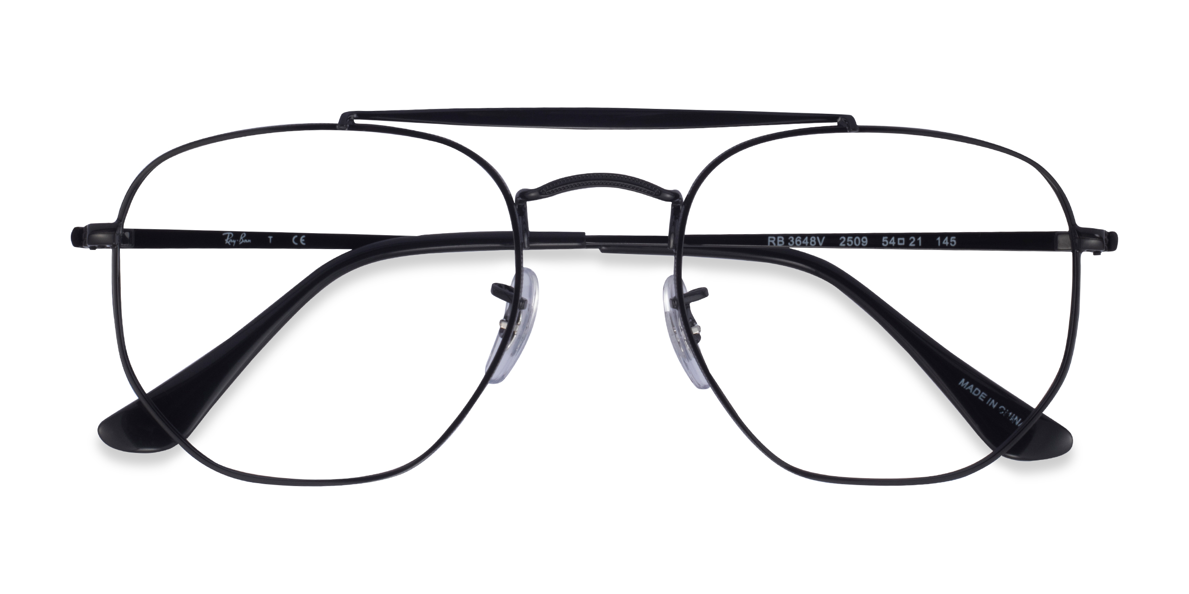 Noir Ray-Ban RB3648V -  Métal Lunettes de vue