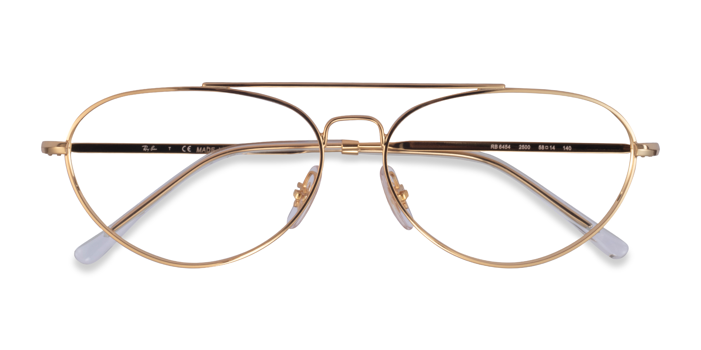 Doré Ray-Ban RB6454 -  Métal Lunettes de vue