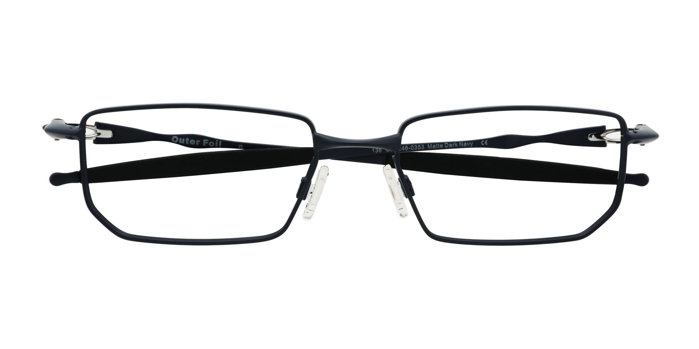 Navy Oakley Quter Foil -  Metal Eyeglasses
