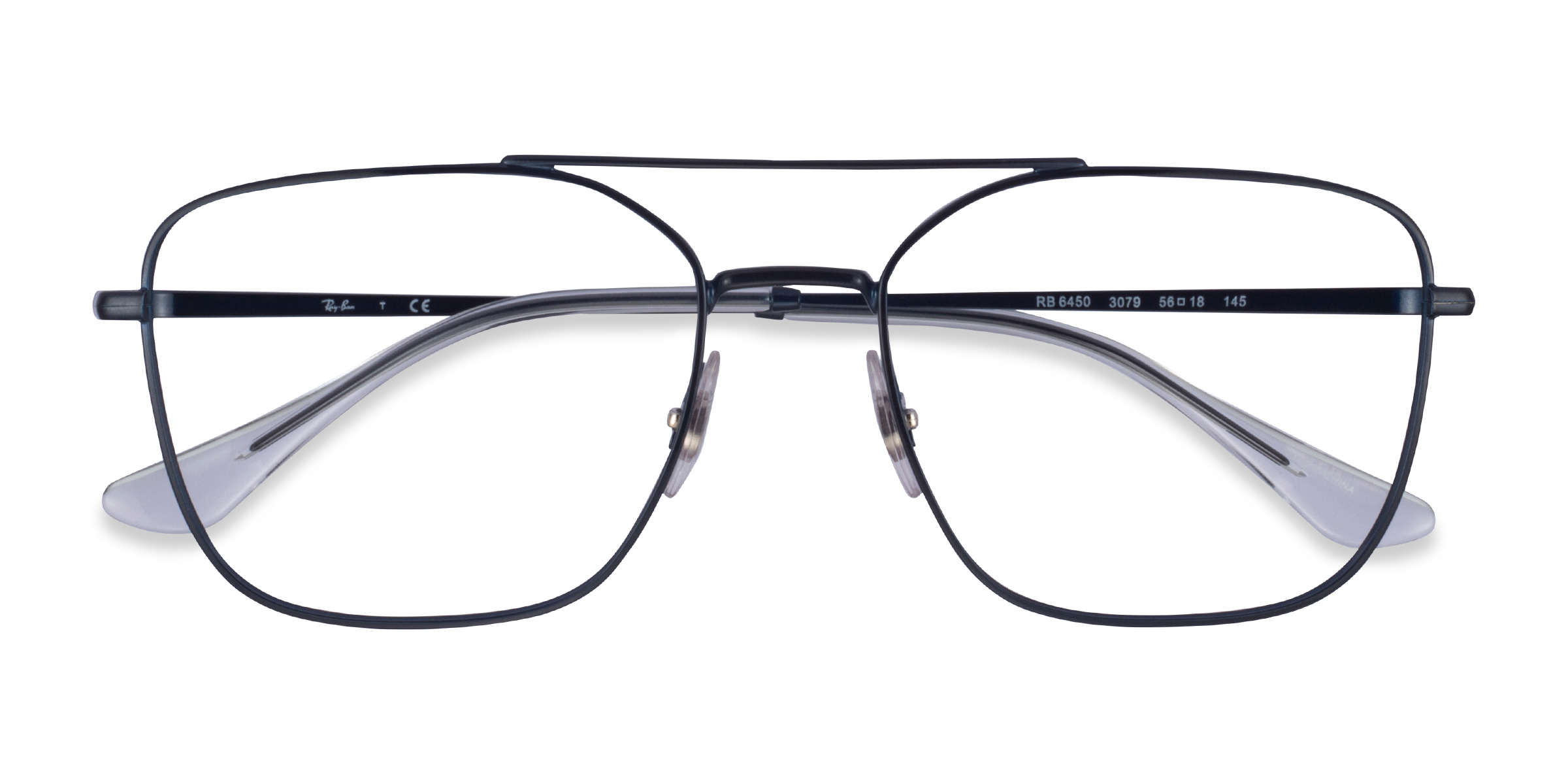 Bleu marine  Ray-Ban RB6450 -  Métal Lunettes de vue