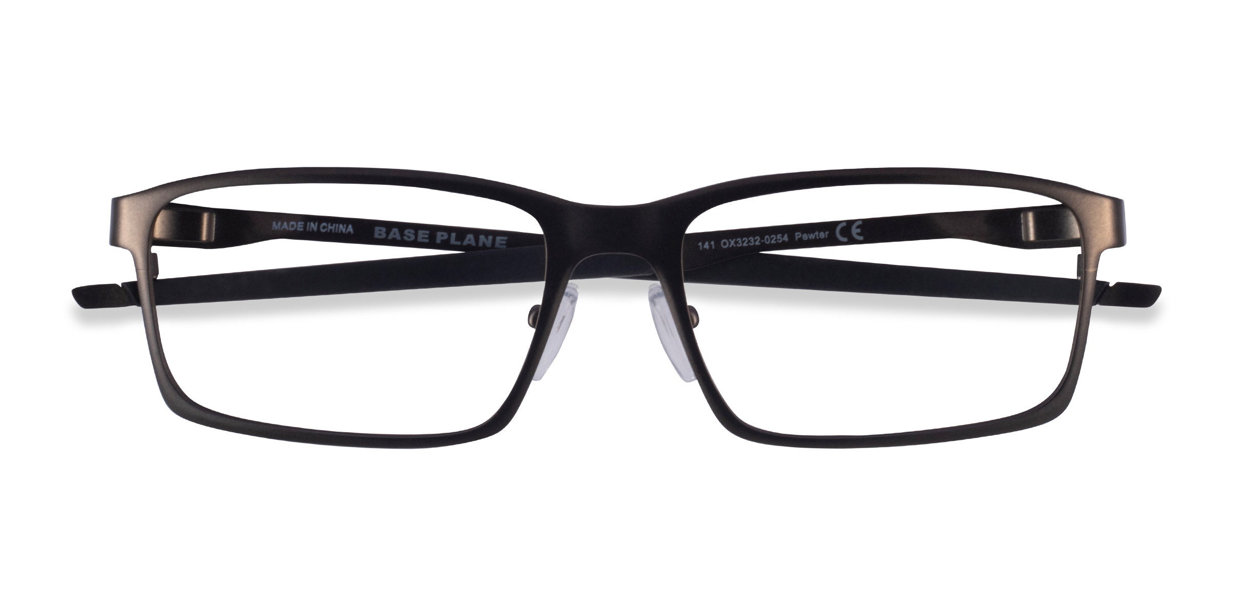 Gunmetal Oakley Base Plane -  Metal Eyeglasses