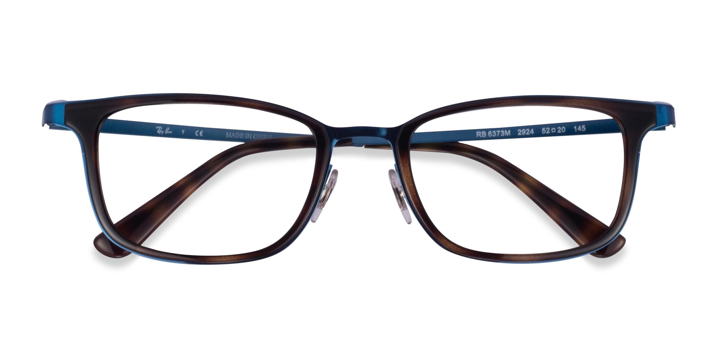Tortoise Blue Ray-Ban RB6373M -  Acetate Eyeglasses
