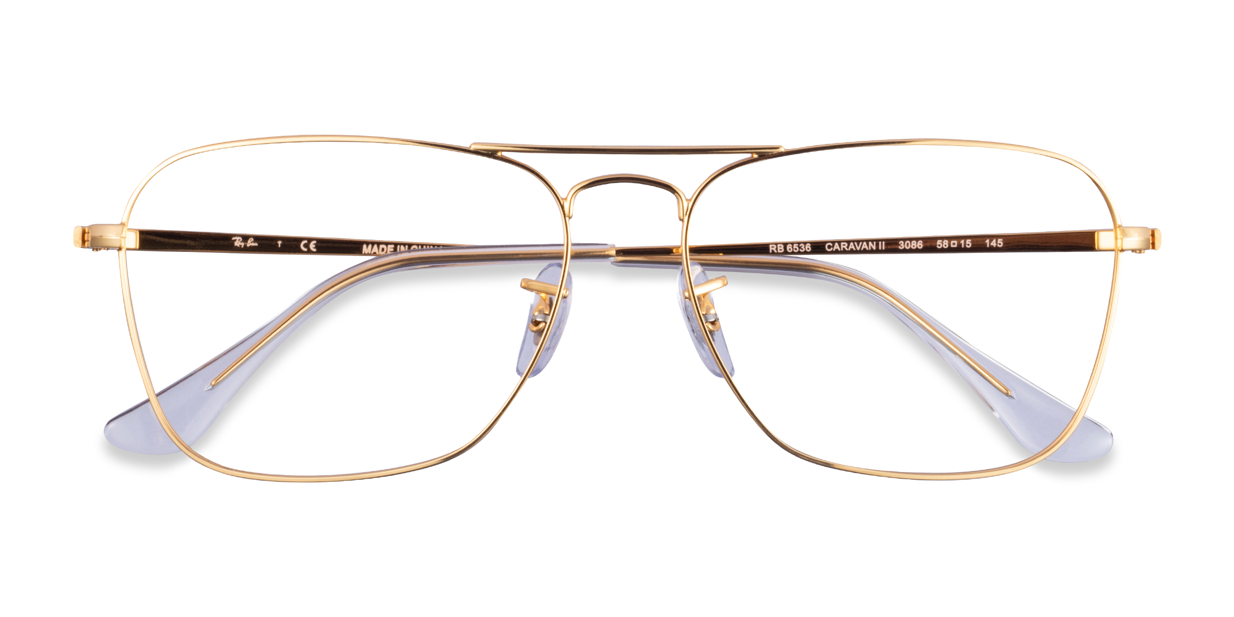Gold Ray-Ban RB6536 -  Metal Eyeglasses