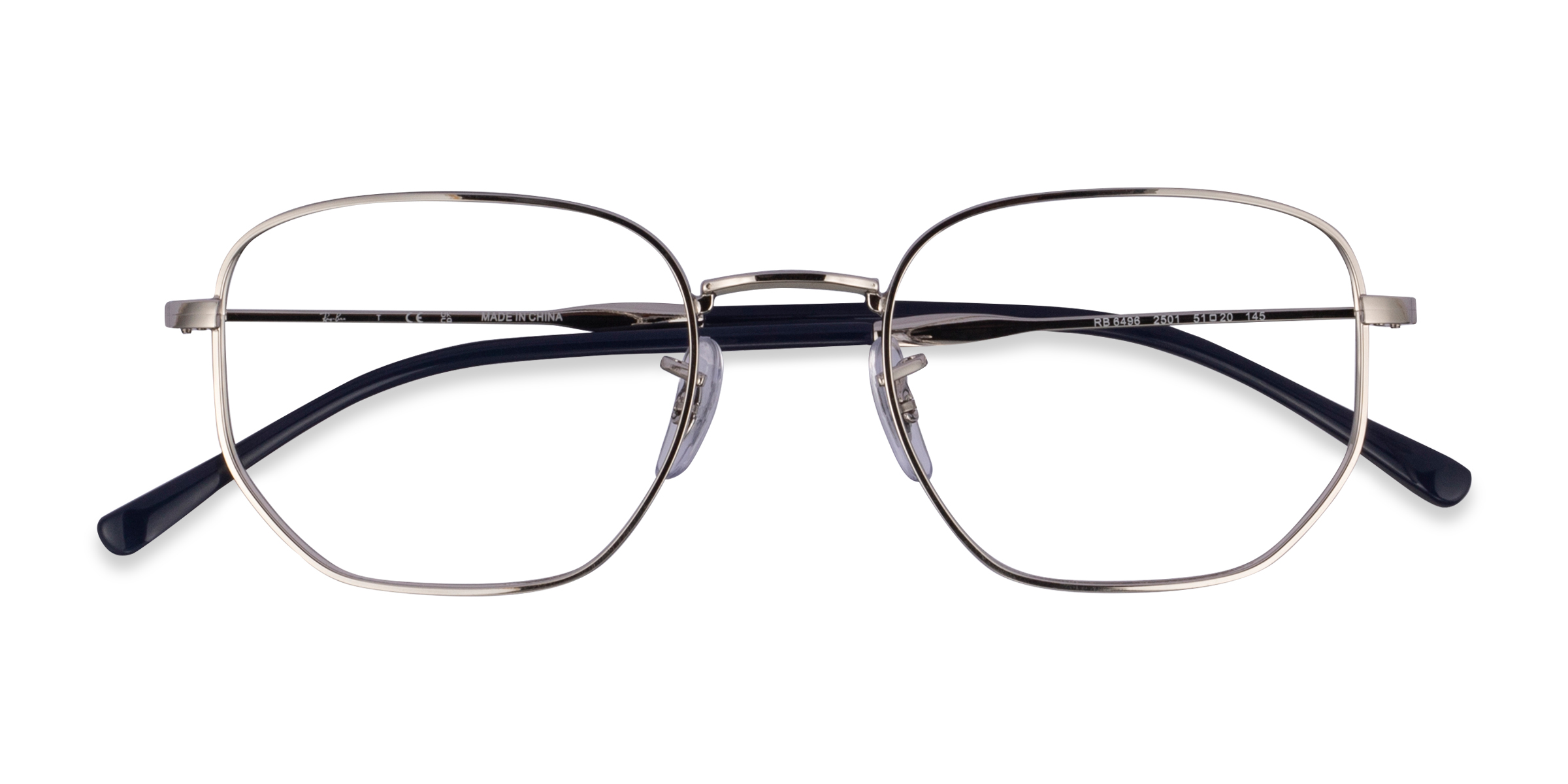Silver Ray-Ban RB6496 -  Metal Eyeglasses