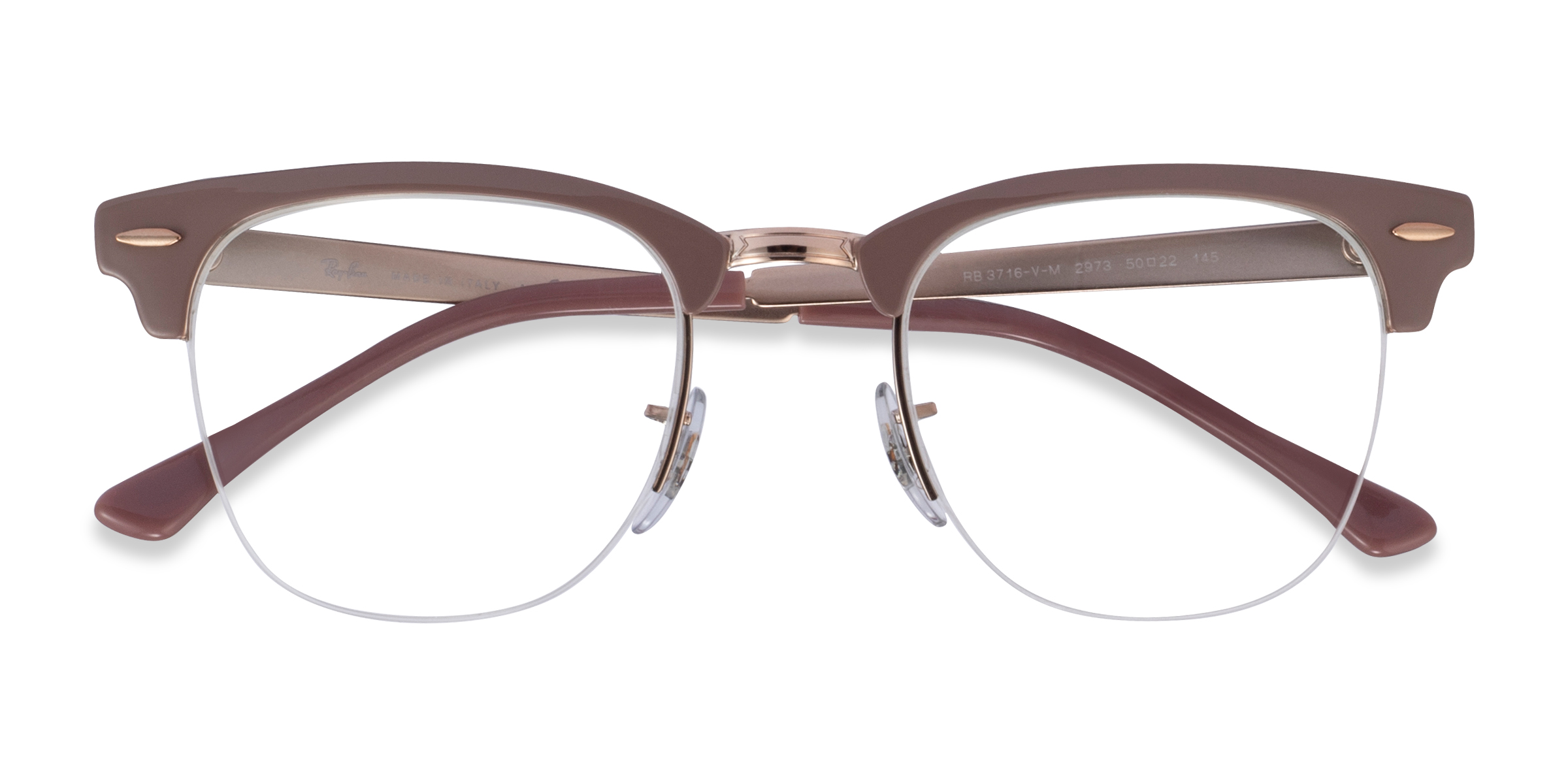 Light Brown On Copper Ray-Ban RB3716VM -  Métal Lunettes de vue
