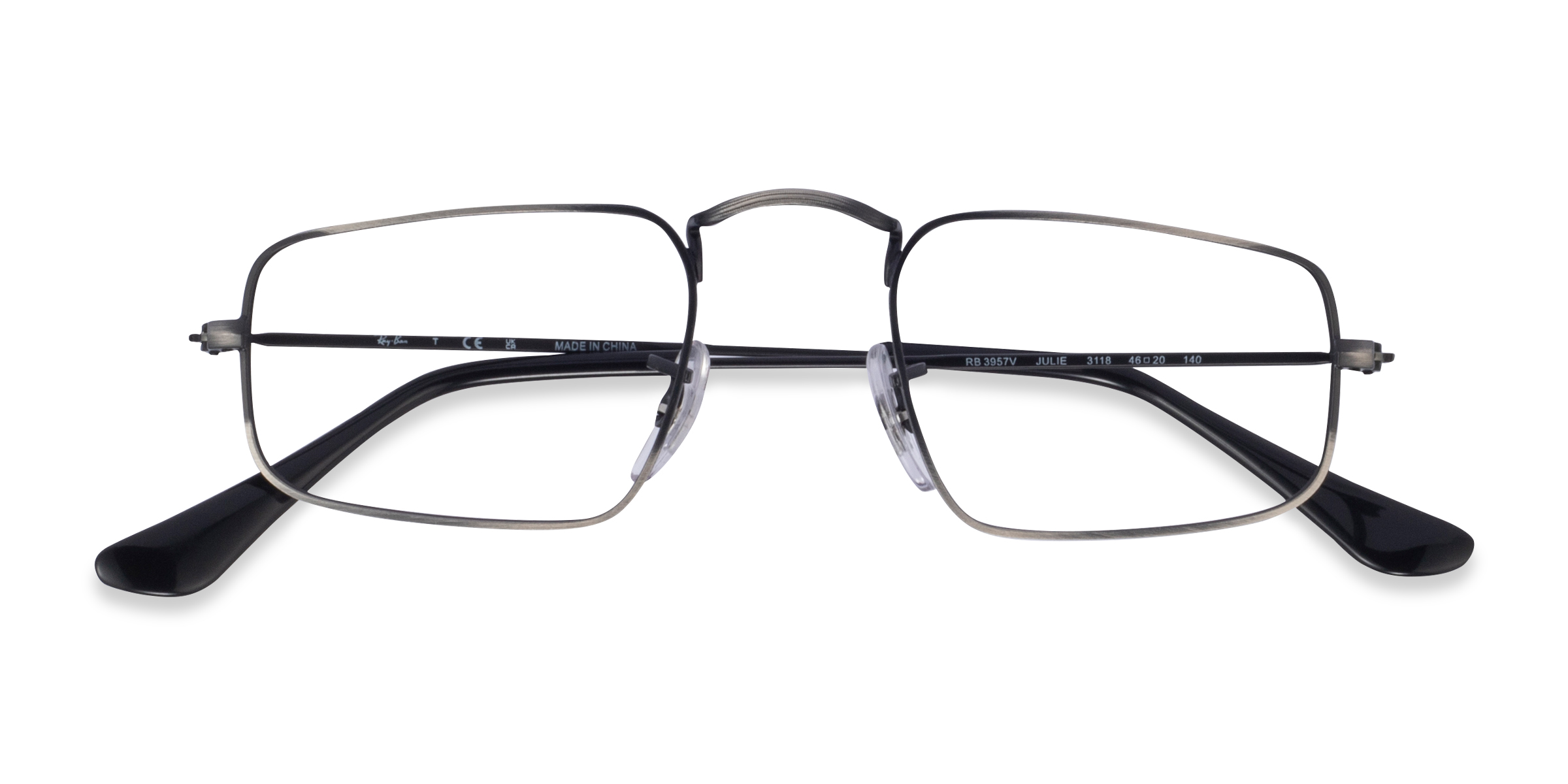 Gunmetal Ray-Ban RB3957V Julie - Métal Lunettes de vue