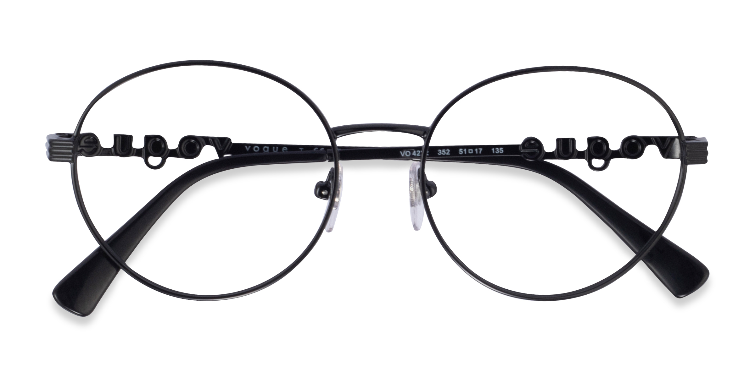 Shiny Black Vogue Eyewear VO4222 -  Métal Lunettes de vue