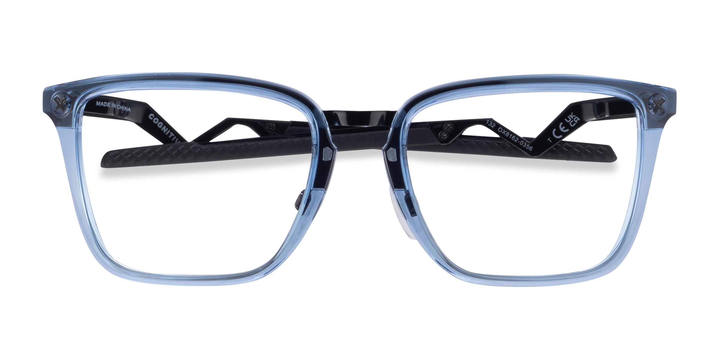 Transparent Blue Oakley Cognitive -  Titanium Eyeglasses