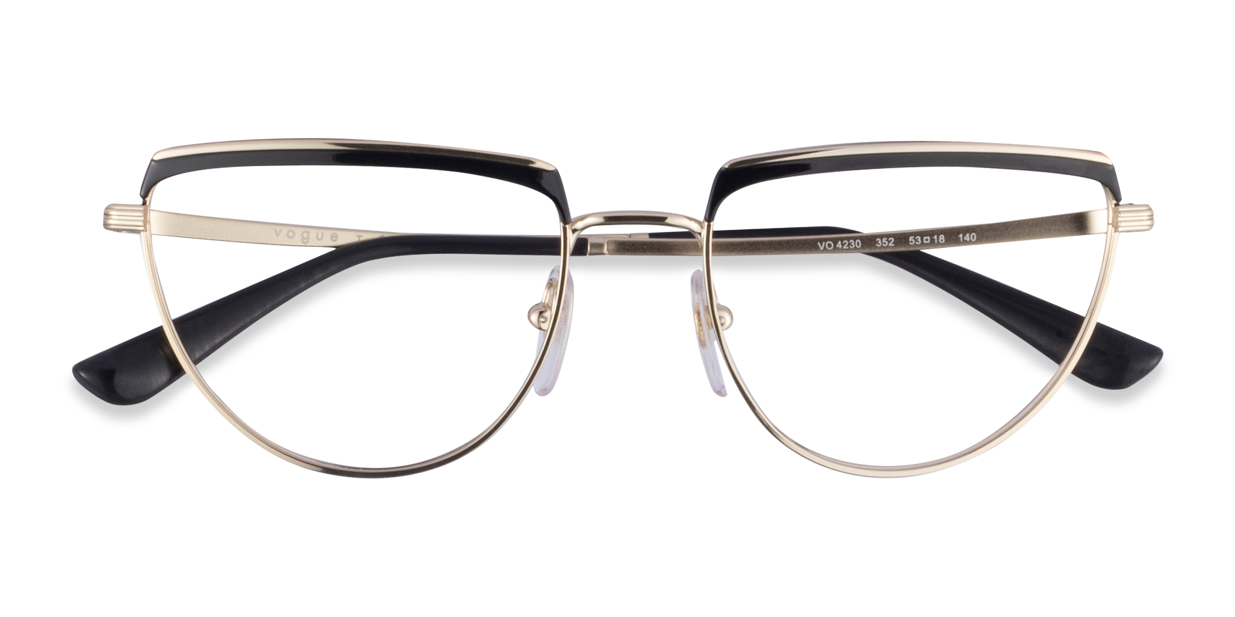 Black Pale Gold Vogue Eyewear VO4230 -  Métal Lunettes de vue