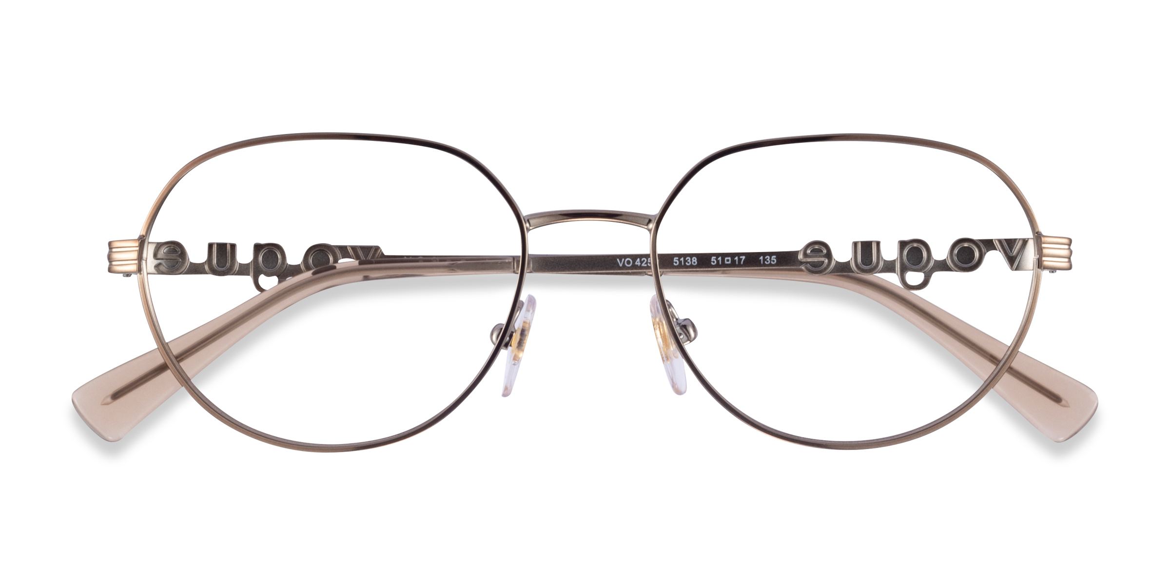 Light Brown Vogue Eyewear VO4259 -  Métal Lunettes de vue