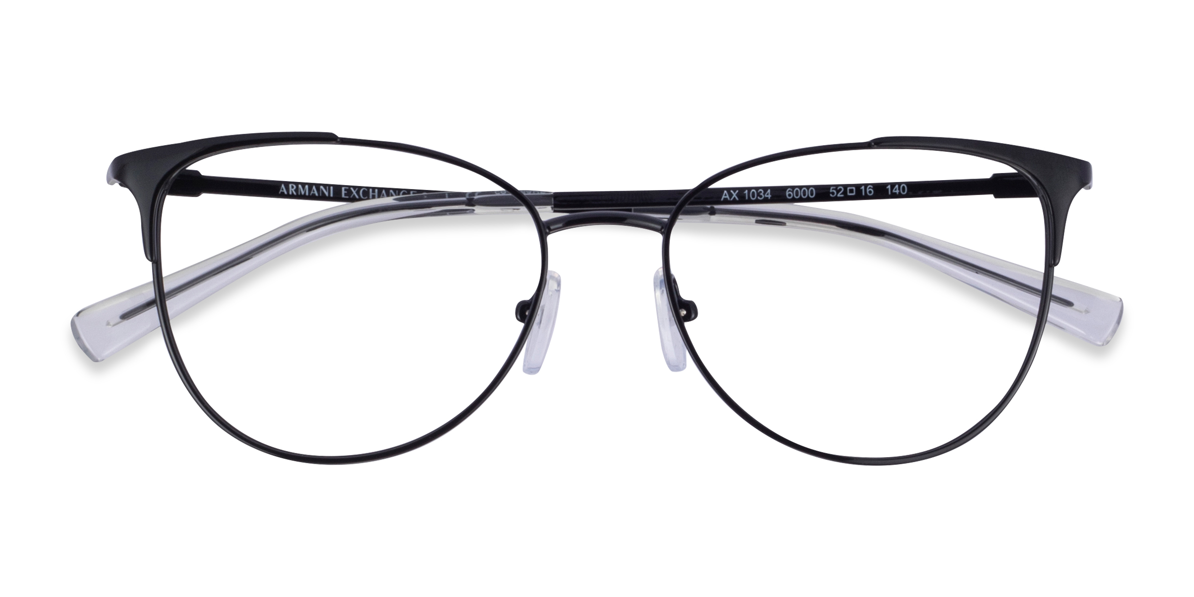 Shiny Black Armani Exchange AX1034 -  Métal Lunettes de vue