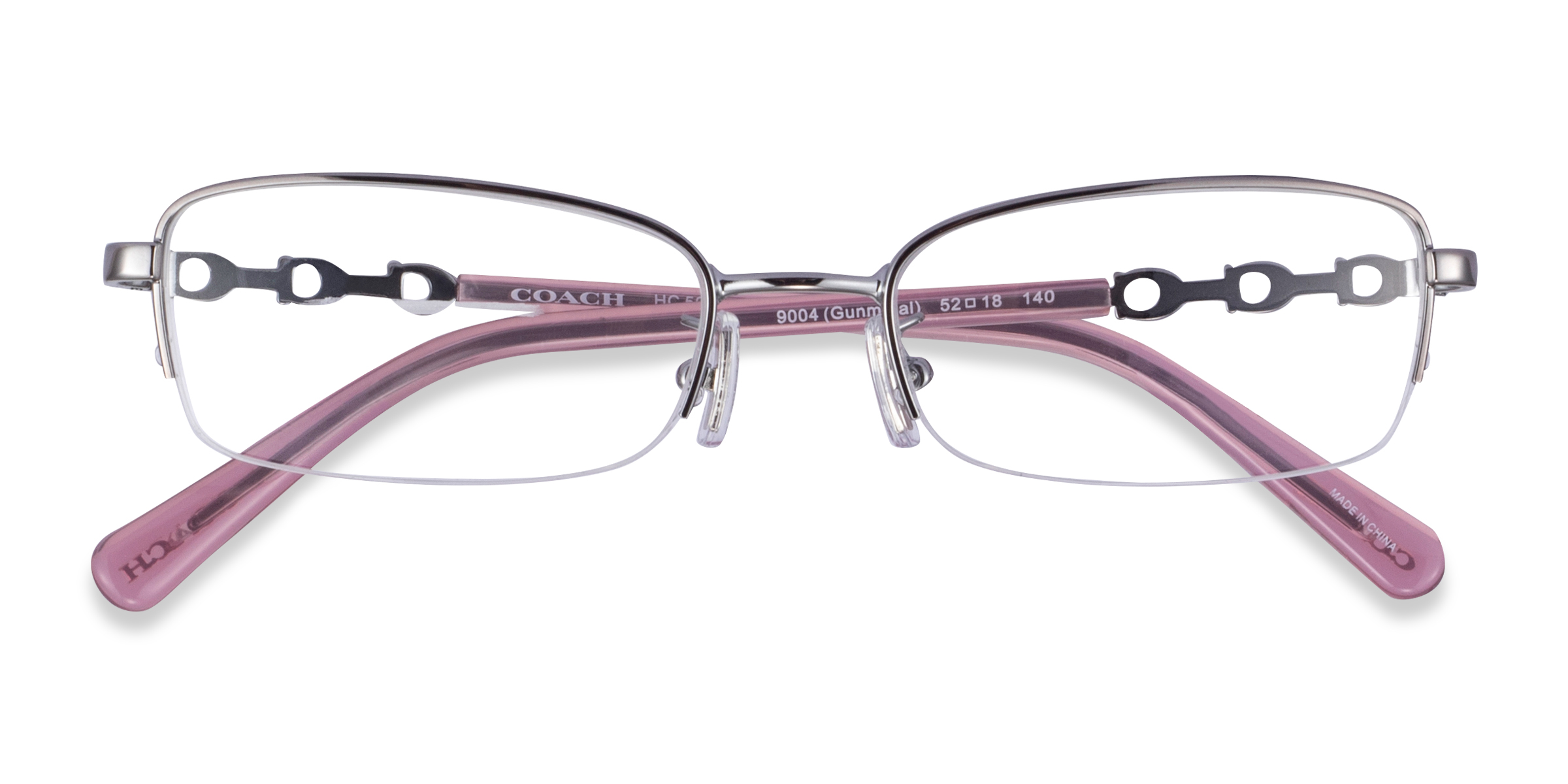 Gunmetal Coach HC5097 -  Metal Eyeglasses