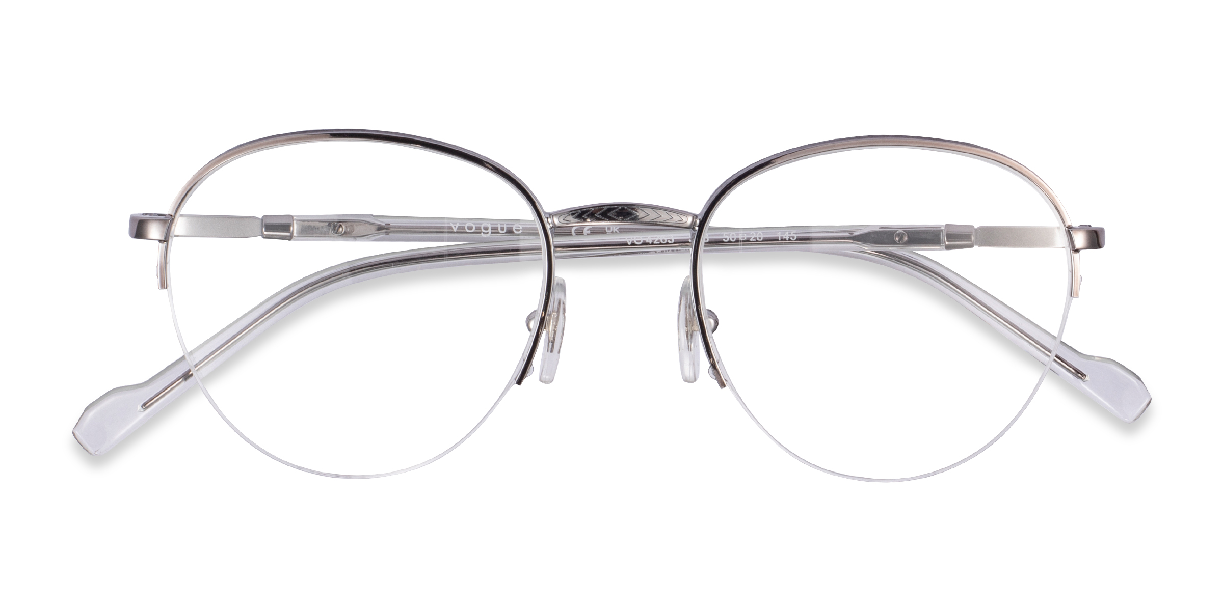 Shiny Silver Vogue Eyewear VO4263 -  Metal Eyeglasses