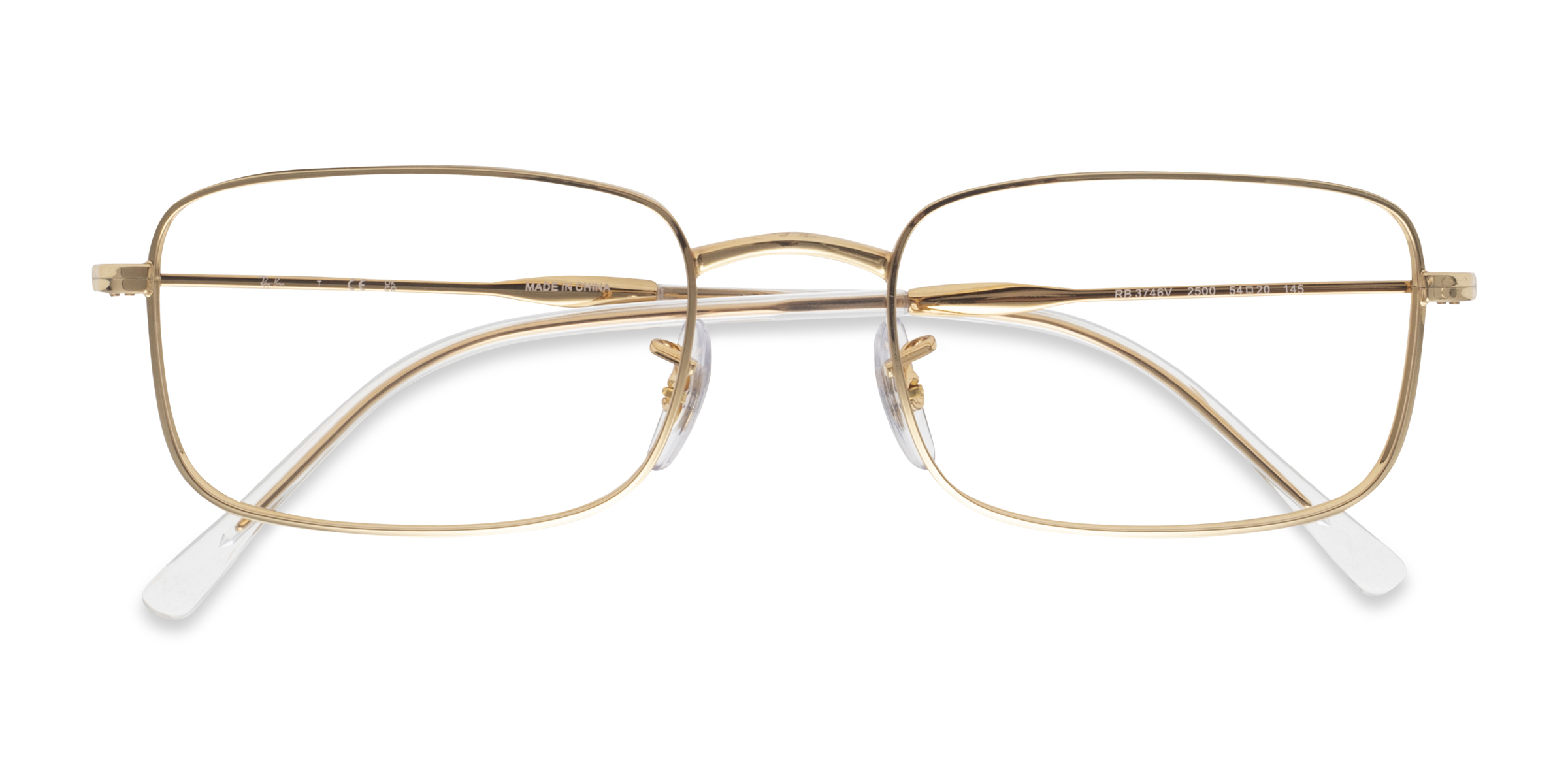 Gold Ray-Ban RB3746V -  Metal Eyeglasses