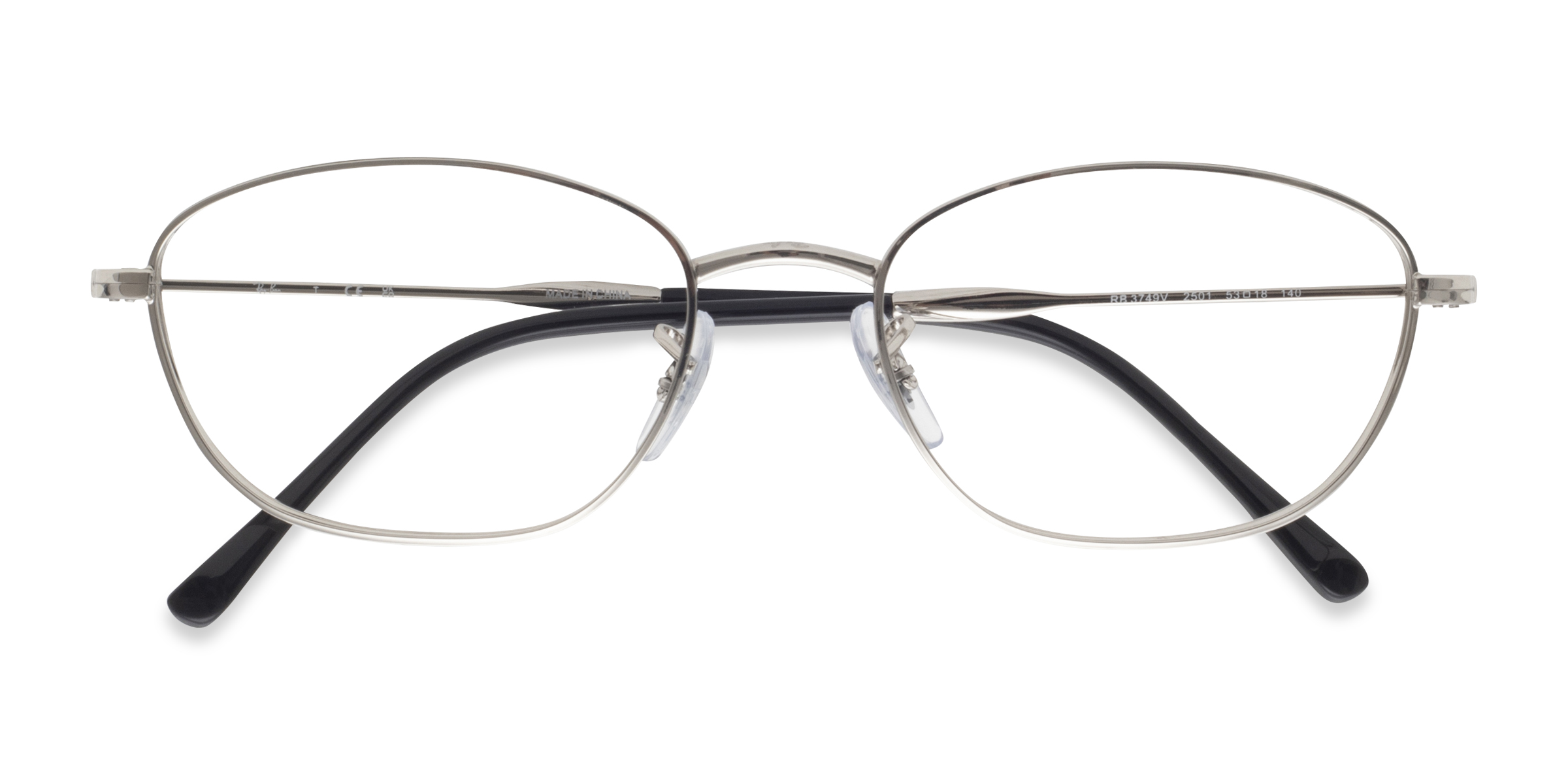 Silver Ray-Ban RB3749V -  Metal Eyeglasses
