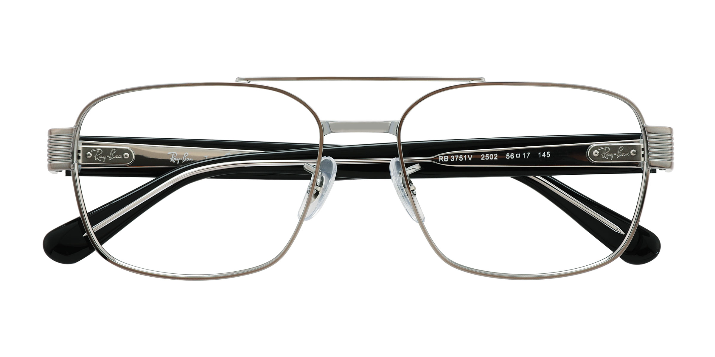 Silver Ray-Ban RB3751V -  Acetate Eyeglasses