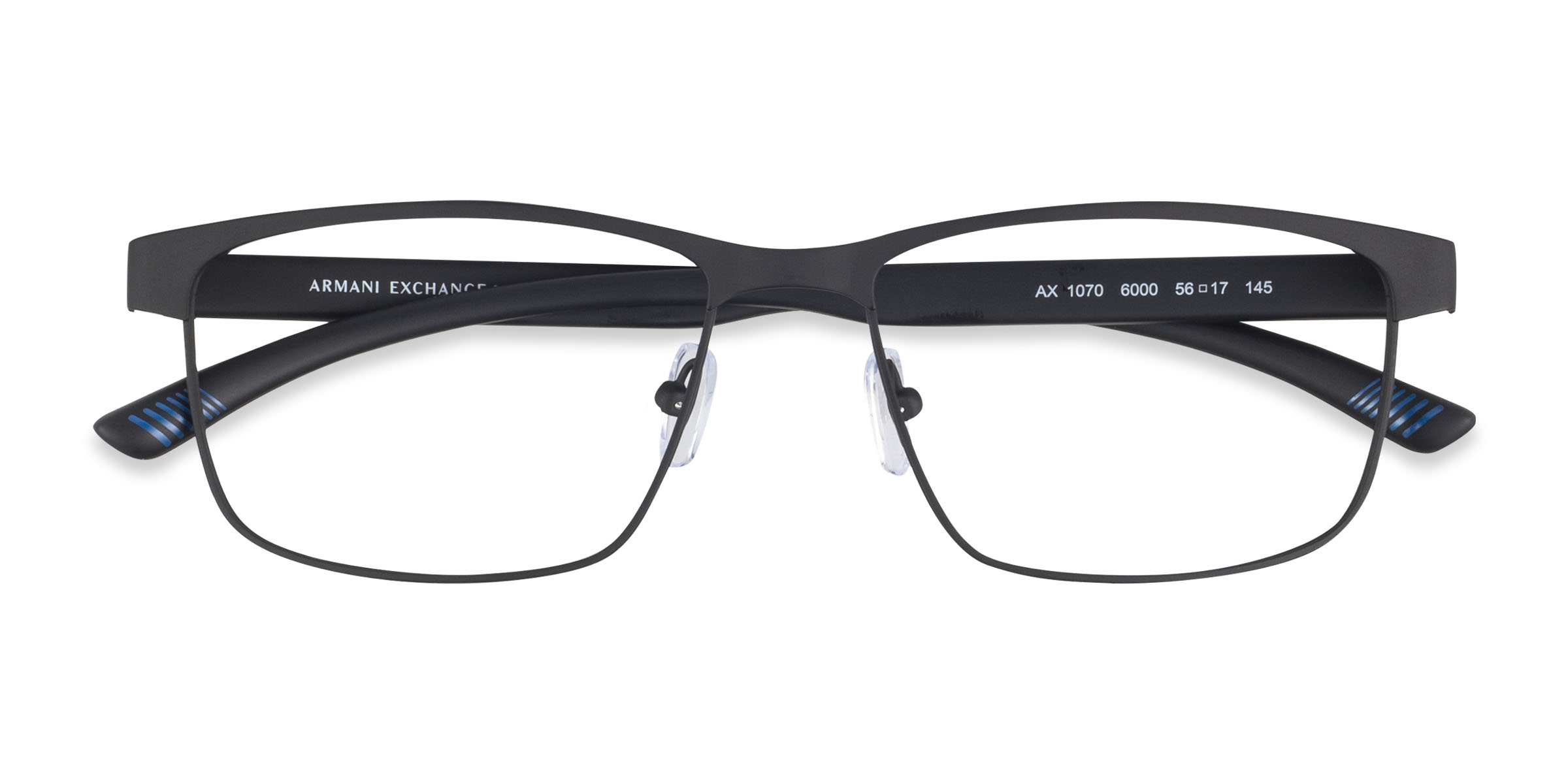 Black Armani Exchange AX1070 -  Metal Eyeglasses