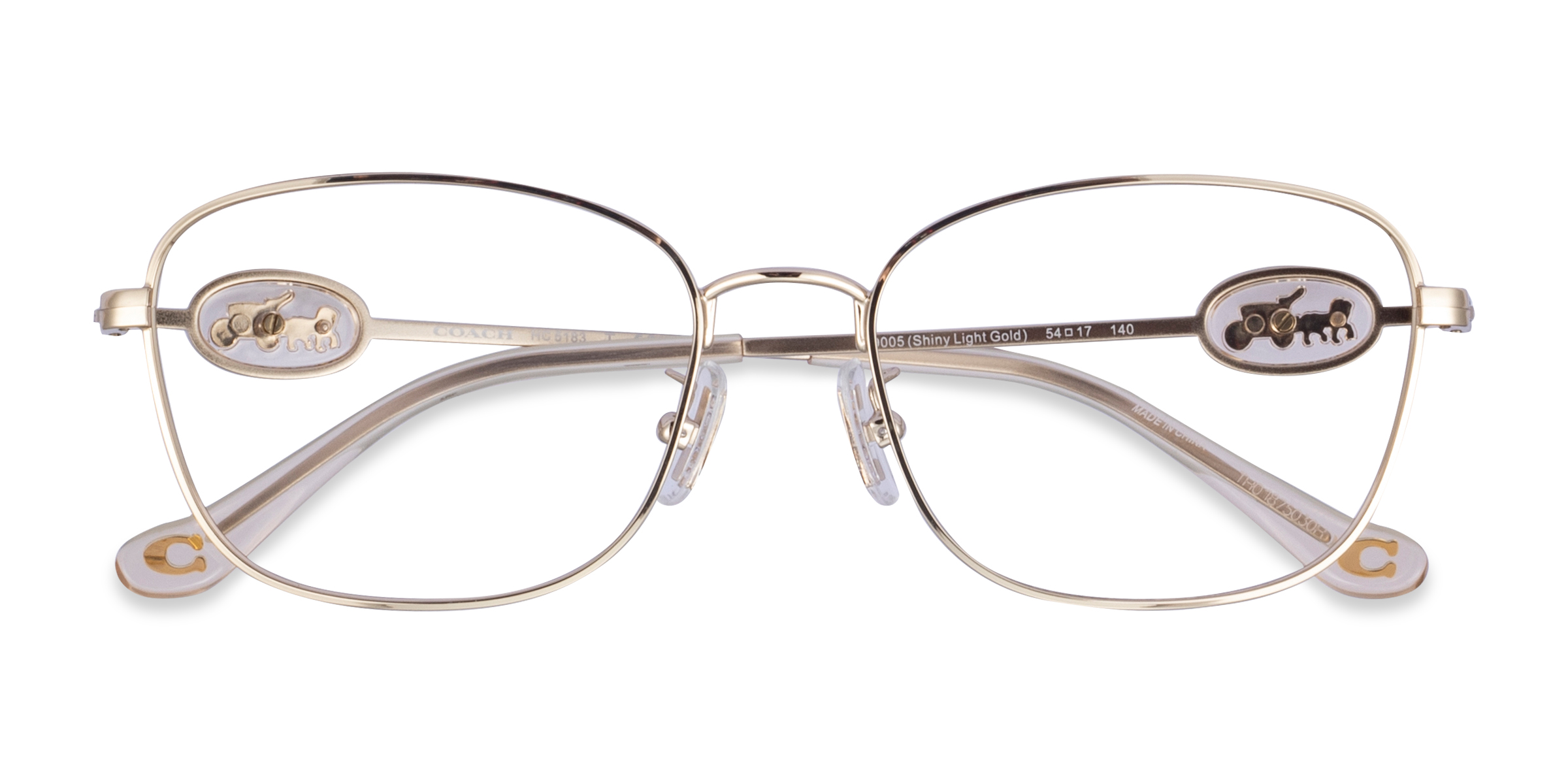 Shiny Light Gold Coach HC5183 -  Métal Lunettes de vue