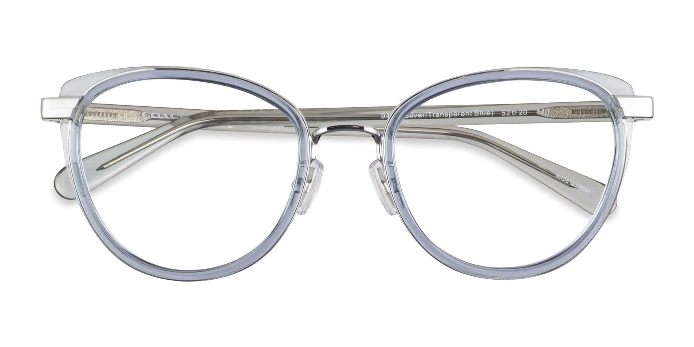 Transparent Blue Coach HC5154 -  Métal Lunettes de vue