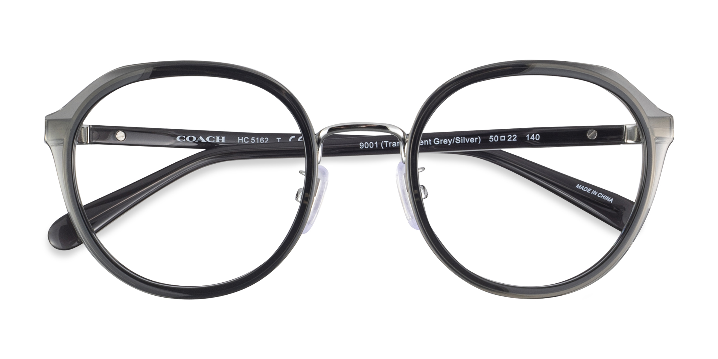 Transparent Gray Coach HC5162 -  Métal Lunettes de vue