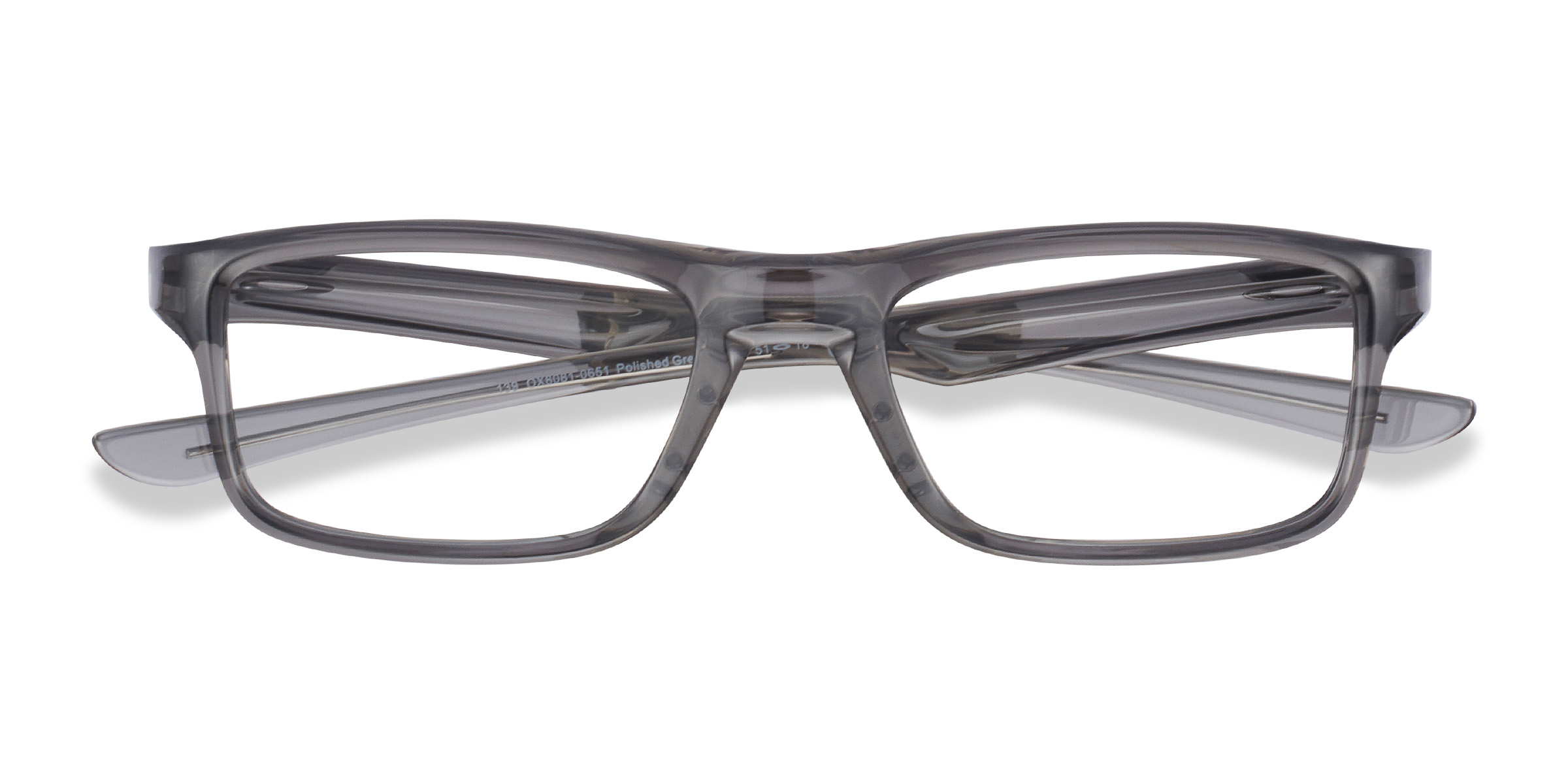Polished Gray Smoke Oakley Plank 2.0 -  Plastique Lunettes de vue